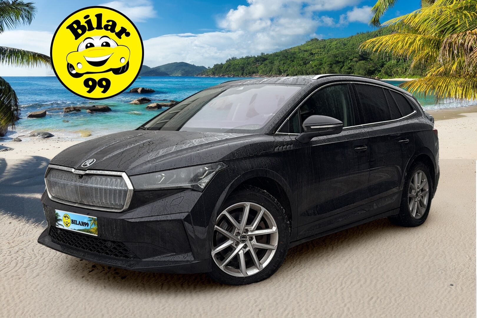 SKODA ENYAQ 2022 80x 4x4 iV Convenience Plus Lämpöpumppu / Adapt. Vakkari / HUD / 360° / Panorama / Koukku / Sporttinahat Muistilla / Matrix LED / KeylessGo - Crystal Mask / Hieronta / SUPERVARUSTEET!