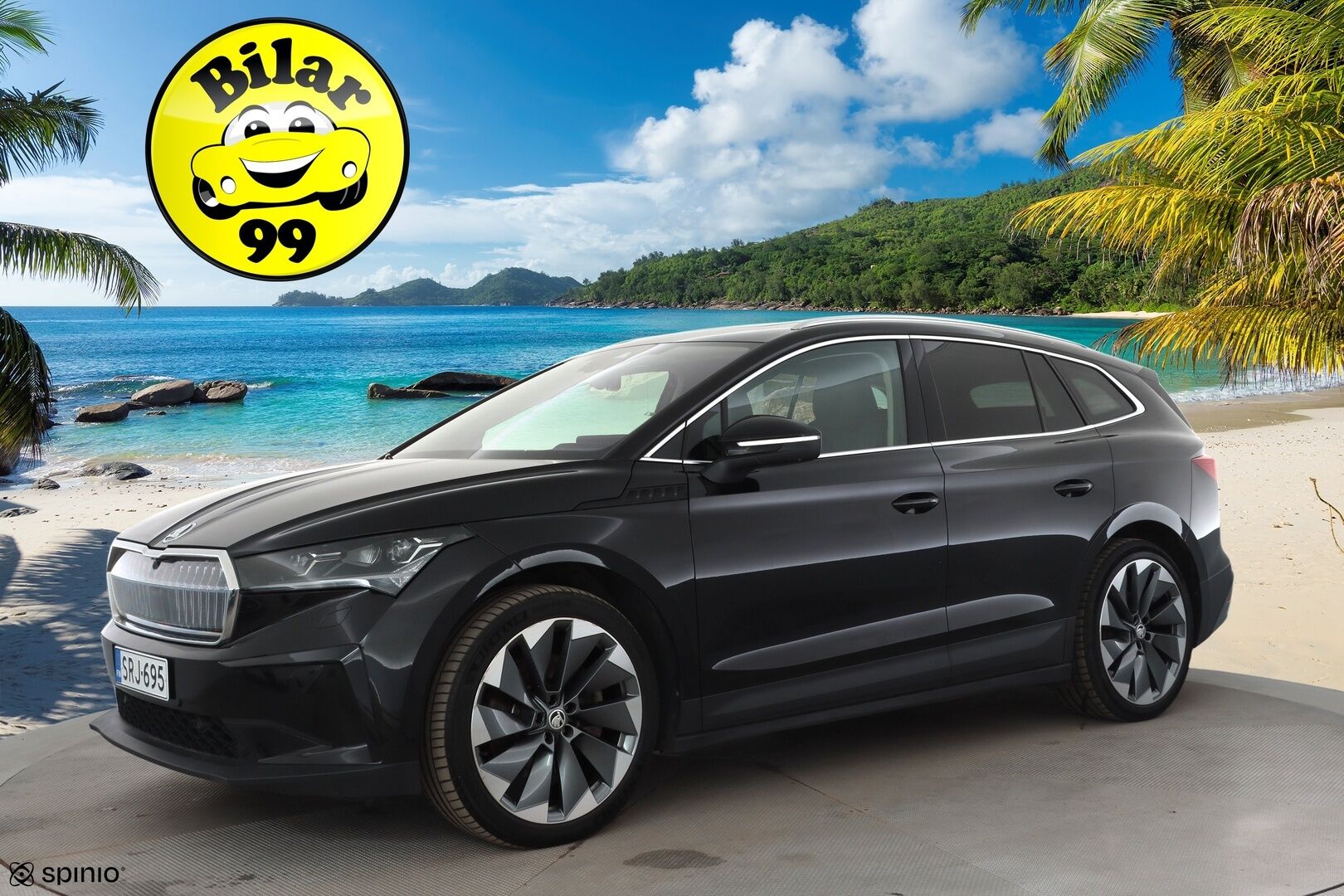 SKODA ENYAQ 2022 80x 4x4 iV Convenience Plus * ACC / ILP / HUD / Koukku / Panorama / 360° / Muistipenkit / Crystal Light Matrix-LED * - Merkkihuollettu / Kahdet Renkaat