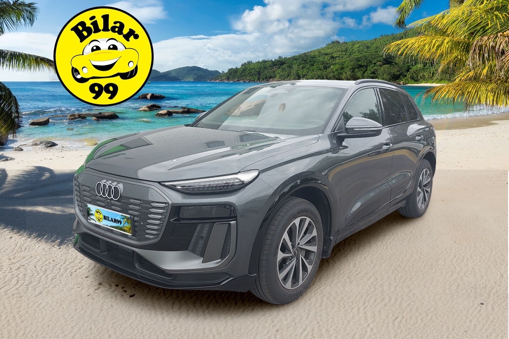 Audi Q6 e-tron 2025 Quattro LE S line / 1. om / Suomi-Auto / Adapt.Vak / Matrix-LED / 360-Kamera / ILP / KeylessGo / MMI-NAVI - 2,99 % KORKOTARJOUS TÄHÄN AUTOON 31.8. ASTI! - 1. om / Suomi-Auto / Adapt.Vak / Adapt.LED / 360-Kamera / ILP / KeylessGo / MMI-NAVI