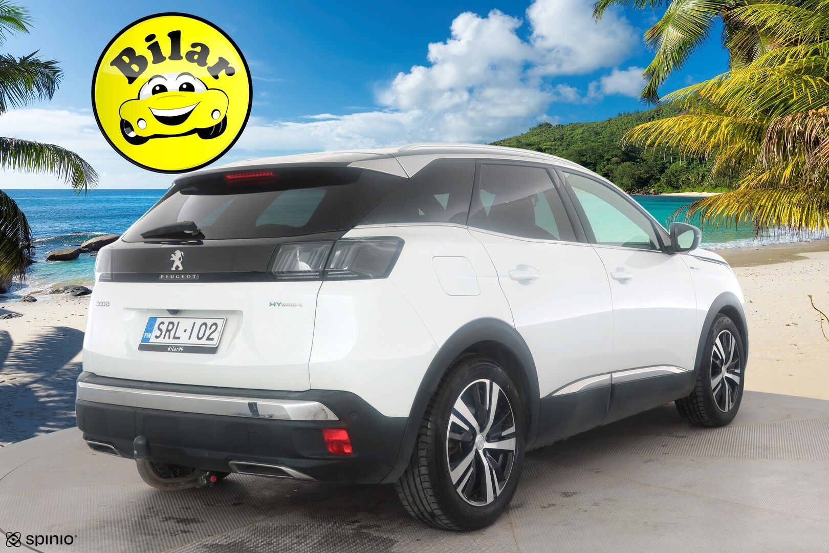 Peugeot 3008 2021 GT Hybrid4 300 EAT8-automaatti - | ACC | Koukku | Focal | Muistipenkki hieronnalla | Nahka-alcantara | Keyless | LED | P.kamera | Apple & Android | Lane Assist | BSM | 2x renkaat aluin | 