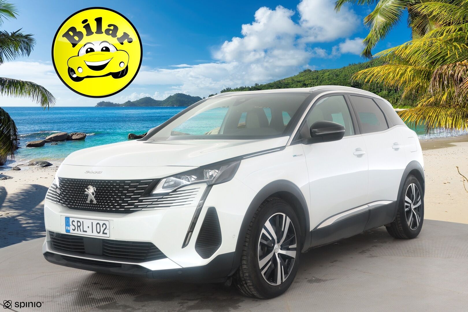 Peugeot 3008 2021 GT Hybrid4 300 EAT8-automaatti - | ACC | Koukku | Focal | Muistipenkki hieronnalla | Nahka-alcantara | Keyless | LED | P.kamera | Apple & Android | Lane Assist | BSM | 2x renkaat aluin | 