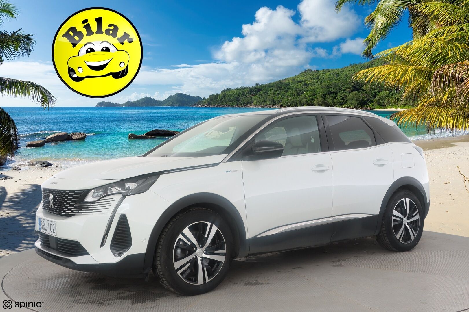 Peugeot 3008 2021 GT Hybrid4 300 EAT8-automaatti - | ACC | Koukku | Focal | Muistipenkki hieronnalla | Nahka-alcantara | Keyless | LED | P.kamera | Apple & Android | Lane Assist | BSM | 2x renkaat aluin | 