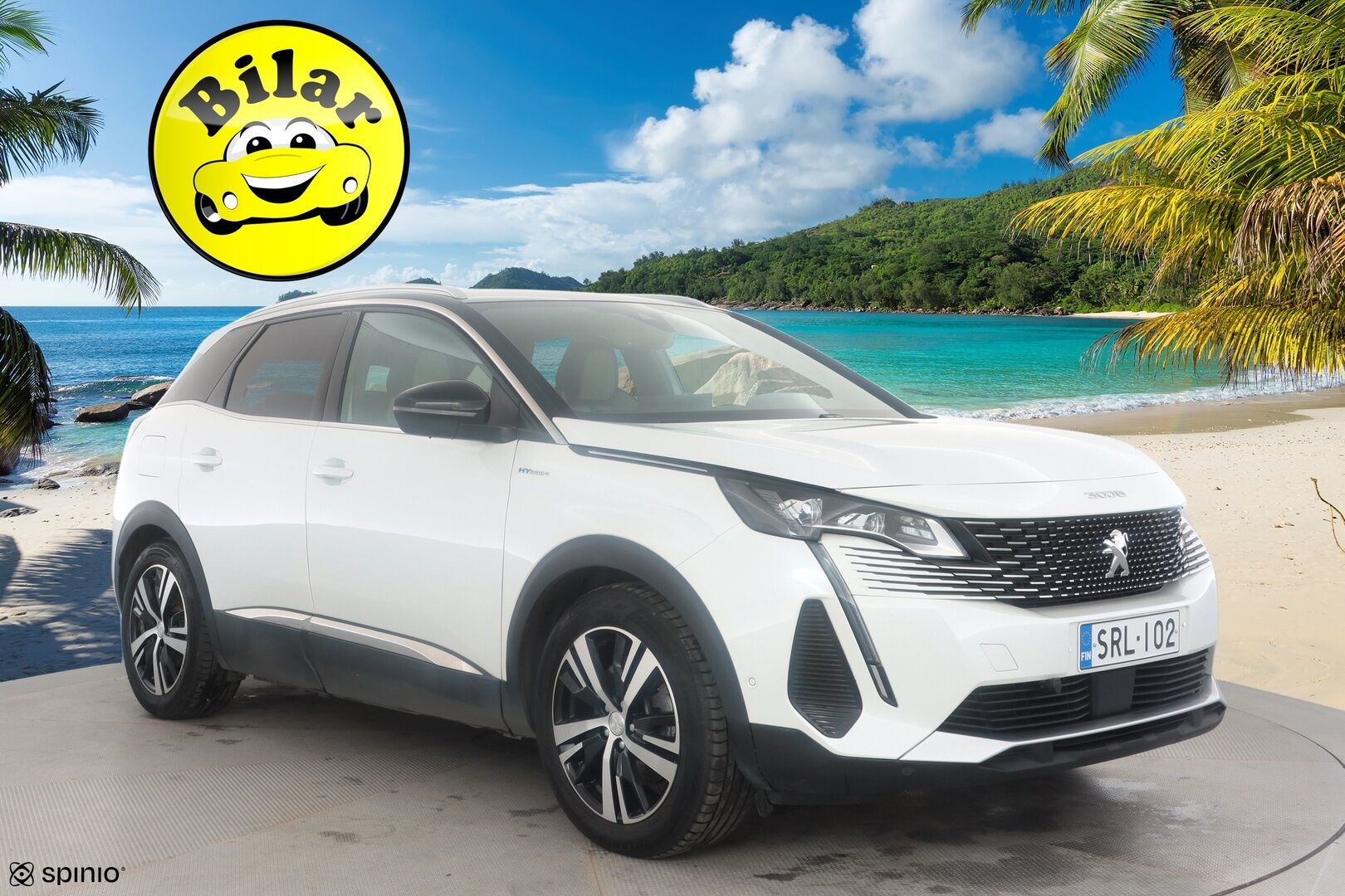 Peugeot 3008 2021 GT Hybrid4 300 EAT8-automaatti - | ACC | Koukku | Focal | Muistipenkki hieronnalla | Nahka-alcantara | Keyless | LED | P.kamera | Apple & Android | Lane Assist | BSM | 2x renkaat aluin | 