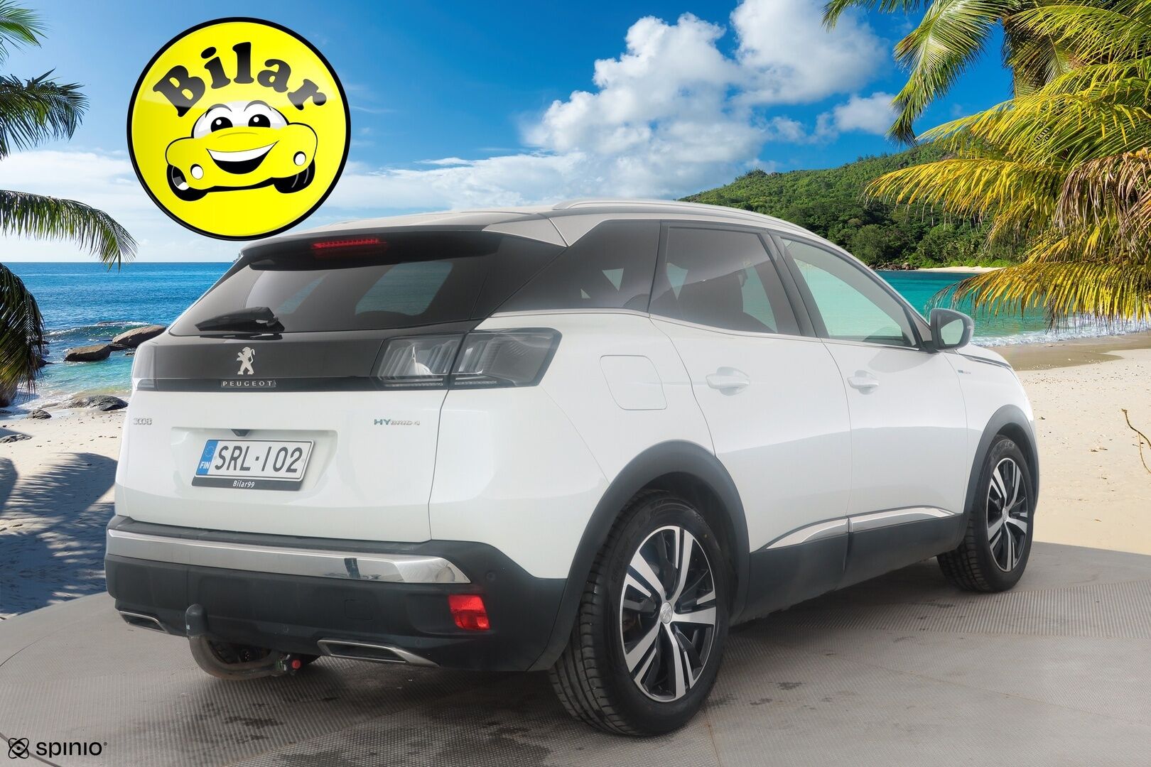 Peugeot 3008 2021 GT Hybrid4 300 EAT8-automaatti - | ACC | Koukku | Focal | Muistipenkki hieronnalla | Nahka-alcantara | Keyless | LED | P.kamera | Apple & Android | Lane Assist | BSM | 2x renkaat aluin | 