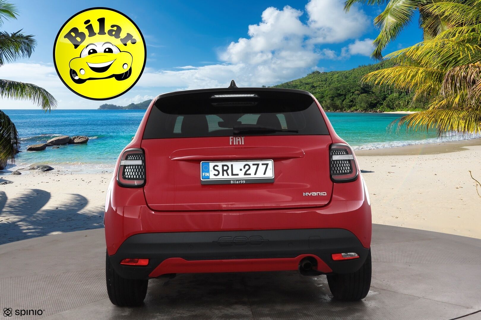 Fiat 600 2025 Hybrid Automaatti Summer Edition - | Vakkari | LED | Digimittaristo | Ambient Light | Lane Assist | Hätäjarrutusavustin | Apple & Android | 2x renkaat aluin | Merkkihuollettu |
