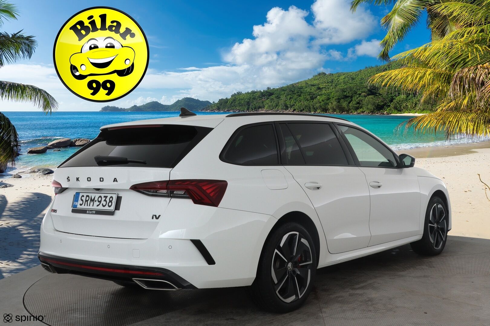 Skoda Octavia 2023 Combi 1.4 TSI PHEV RS iV DSG *ACC / Matrix LED / Webasto / Koukku / Sporttipenkit / Navi / P.kamera / KeylessGo* - Kahdet renkaat aluvanteilla