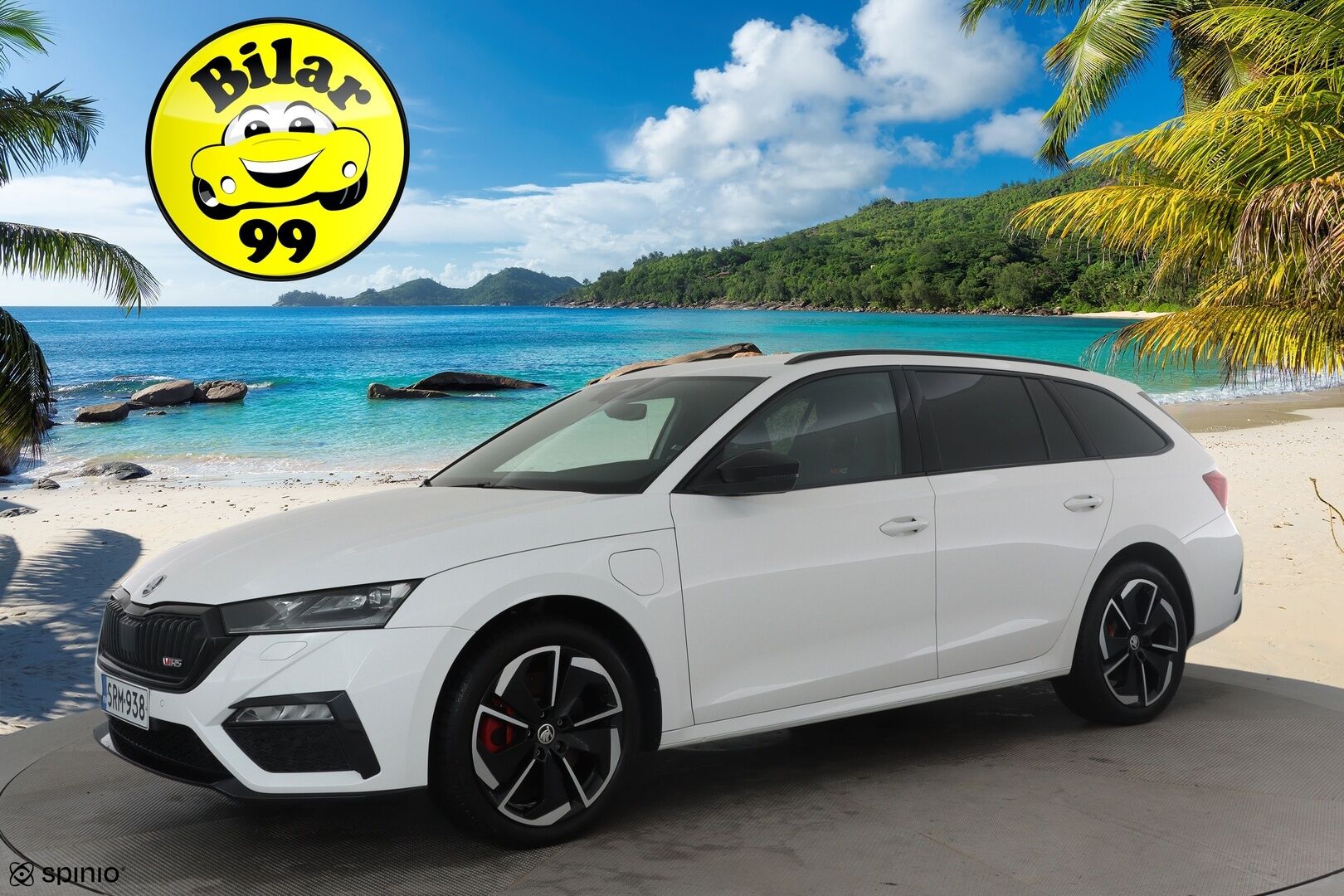 Skoda Octavia 2023 Combi 1.4 TSI PHEV RS iV DSG *ACC / Matrix LED / Webasto / Koukku / Sporttipenkit / Navi / P.kamera / KeylessGo* - Kahdet renkaat aluvanteilla