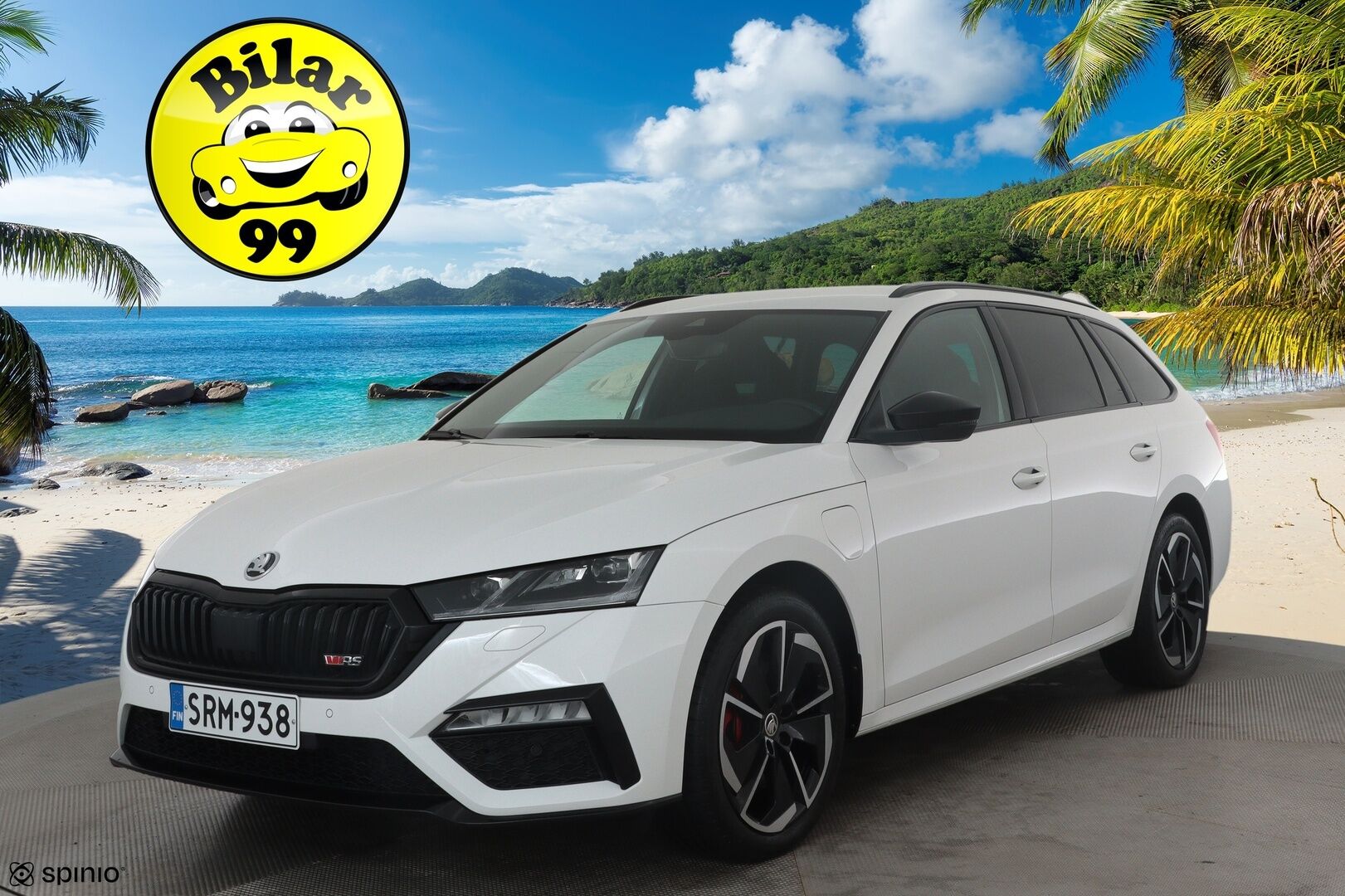 Skoda Octavia 2023 Combi 1.4 TSI PHEV RS iV DSG *ACC / Matrix LED / Webasto / Koukku / Sporttipenkit / Navi / P.kamera / KeylessGo* - Kahdet renkaat aluvanteilla
