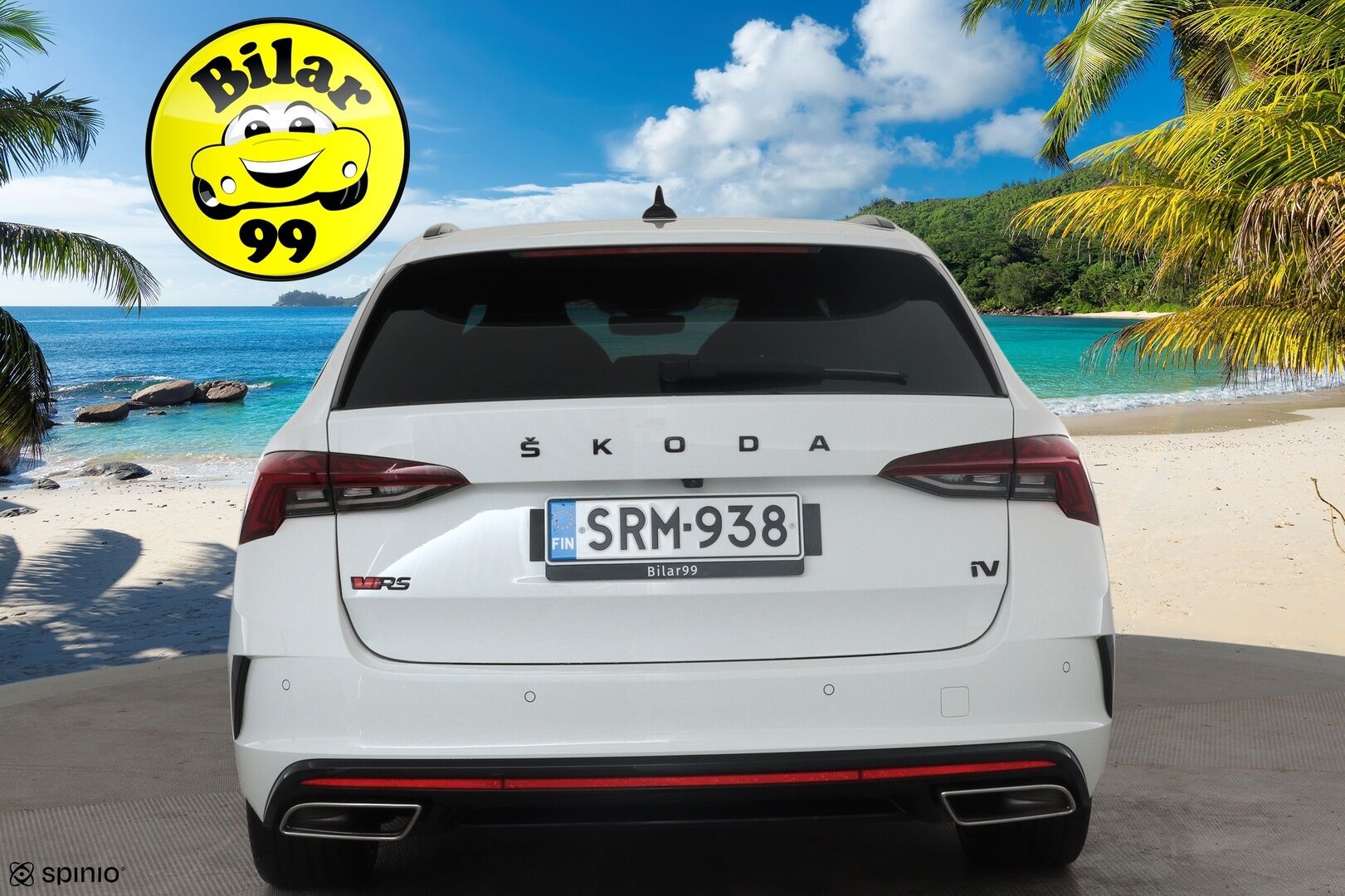 Skoda Octavia 2023 Combi 1.4 TSI PHEV RS iV DSG *ACC / Matrix LED / Webasto / Koukku / Sporttipenkit / Navi / P.kamera / KeylessGo* - Kahdet renkaat aluvanteilla