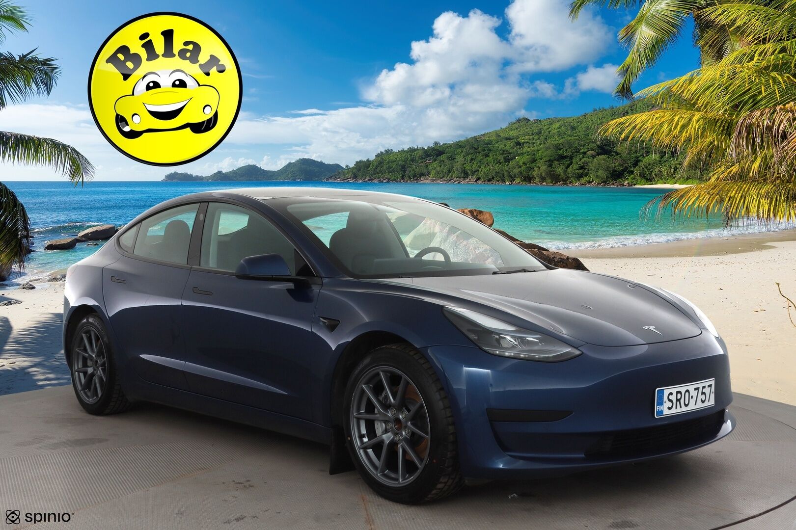 Tesla Model 3 2023 Standard Range Plus - | ACC | ILP | EAP | Matrix-LED | Ryzen | Lasikatto | Nahkaverhoilu | Muistipenkki | P.kamera | Lämm. ratti | Lämm. takapenkit | 2x renkaat aluin |