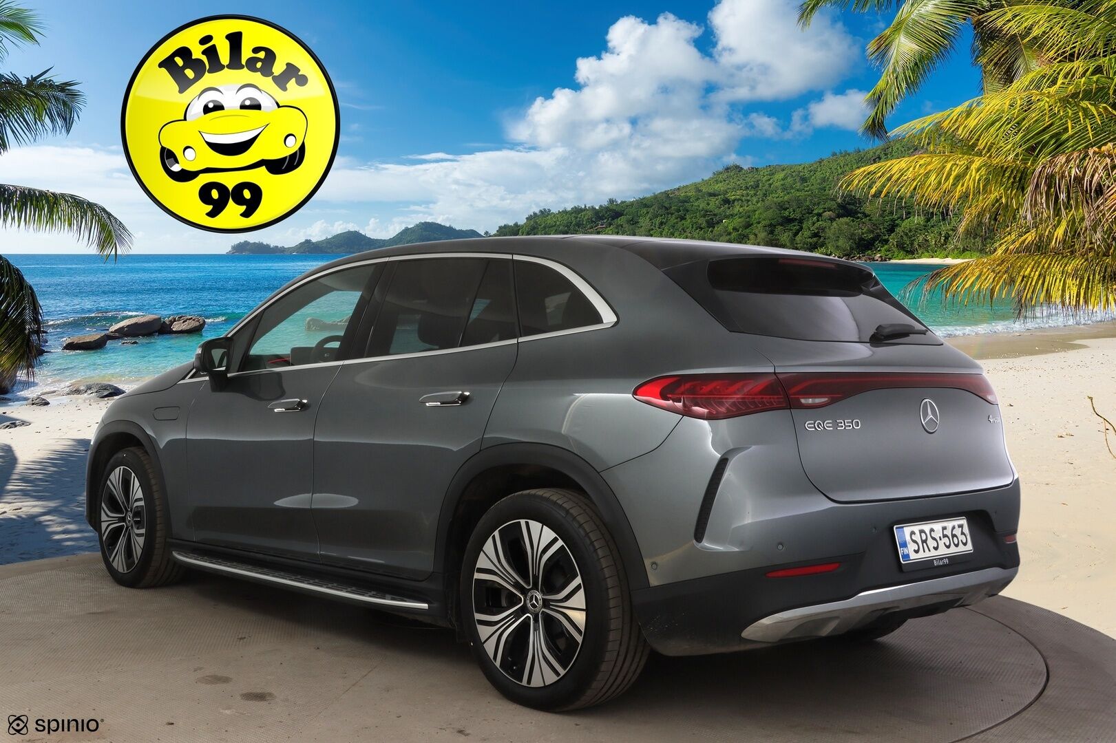 MERCEDES-BENZ EQE SUV 2024 350 4MATIC SUV * Adapt.Vakkari / Burmester / Muistipenkit / Digital Led-ajovalot / Peruutuskamera 360 / Panoraama * - 2x GoodYear Renkaat Ja Vanteet - HULLUT AVAJAISHULINAT KORKOTARJOUS 3,29 %