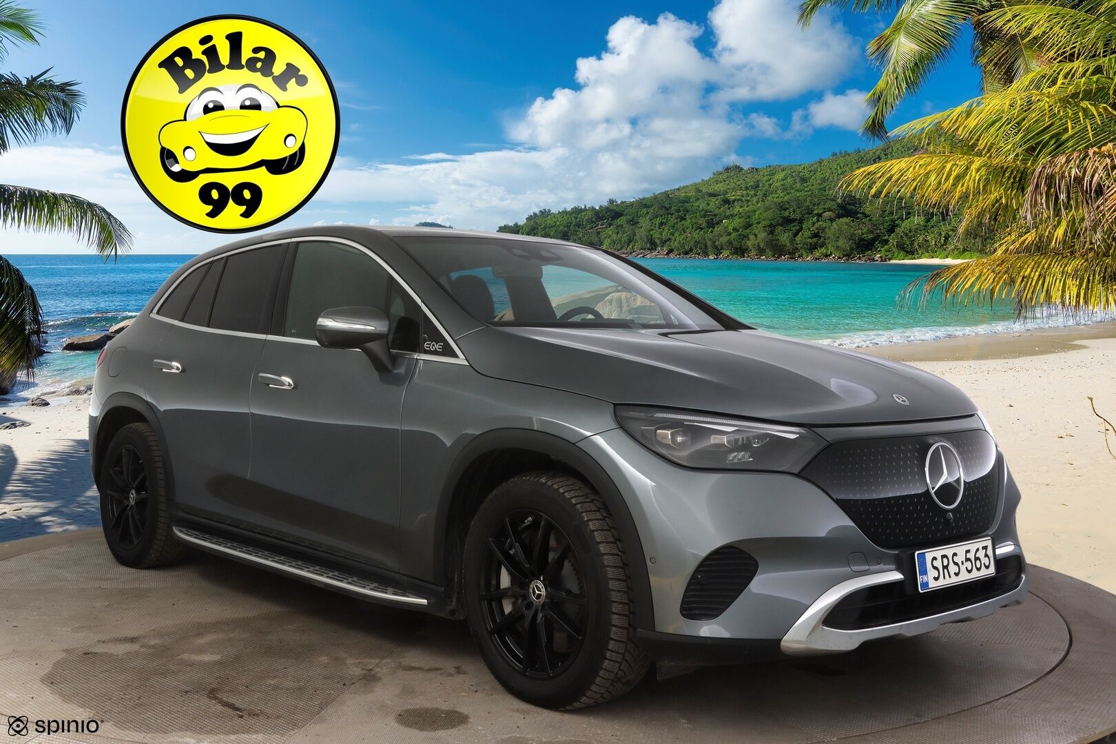 MERCEDES-BENZ EQE SUV 2024 350 4MATIC SUV * Adapt.Vakkari / Burmester / Muistipenkit / Digital Led-ajovalot / Peruutuskamera 360 / Panoraama * - 2x GoodYear Renkaat Ja Vanteet - HULLUT AVAJAISHULINAT KORKOTARJOUS 3,29 %