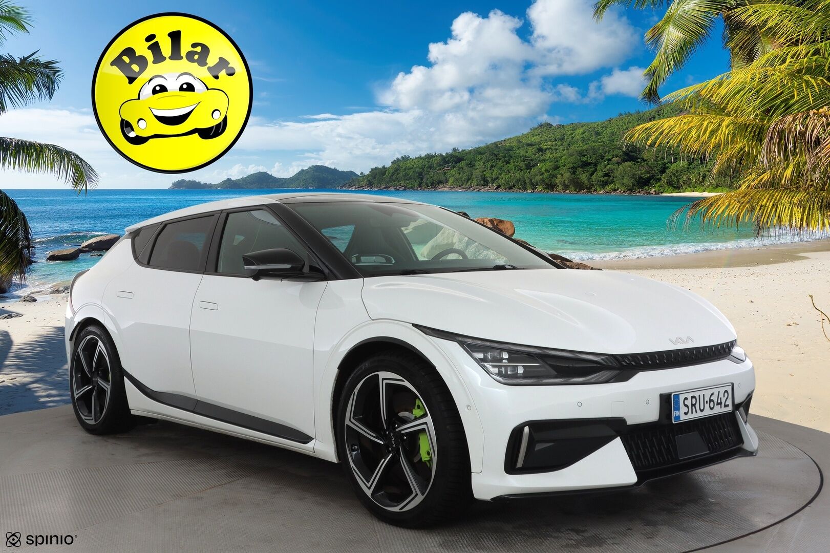 KIA EV6 2023 GT AWD 77 kWh 585 hv - | ACC | ILP | Koukku | Meridian | Kattoluukku | HUD | 360° | HDA | BSM | CTA | Ambient light | Lämm. ratti | IFS-LED | 2x alut | Merkkihuollot | - KORKO VAIN 3,99 %