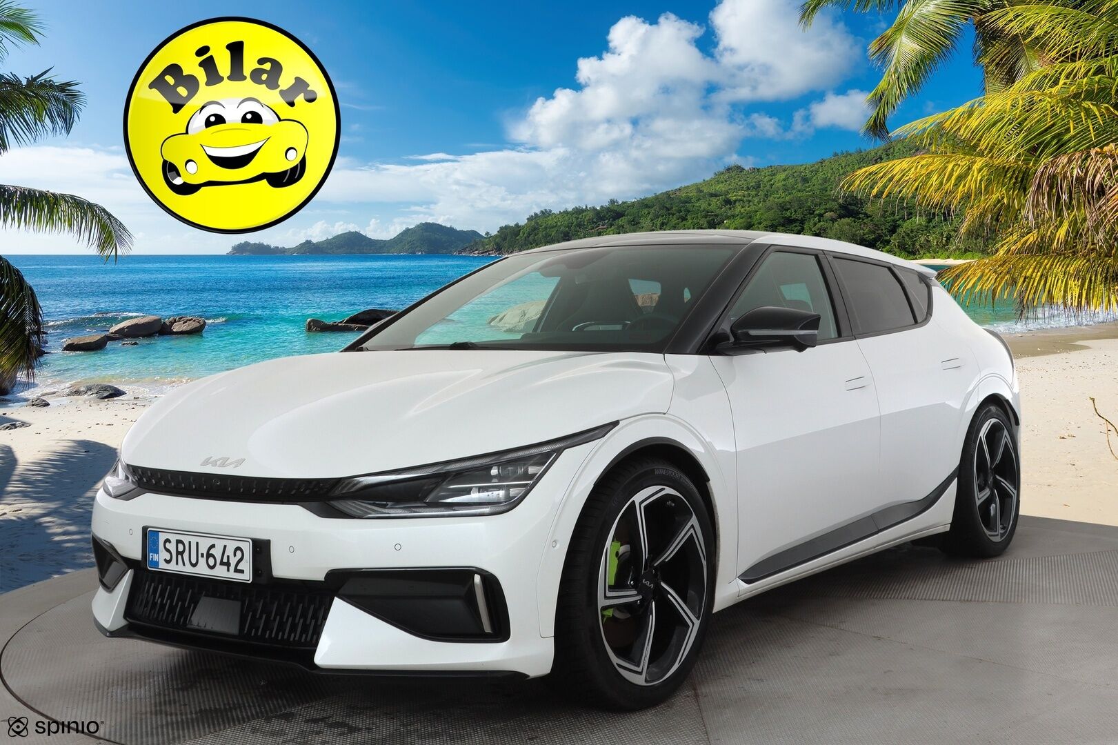 KIA EV6 2023 GT AWD 77 kWh 585 hv - | ACC | ILP | Koukku | Meridian | Kattoluukku | HUD | 360° | HDA | BSM | CTA | Ambient light | Lämm. ratti | IFS-LED | 2x alut | Merkkihuollot | - KORKO VAIN 3,99 %