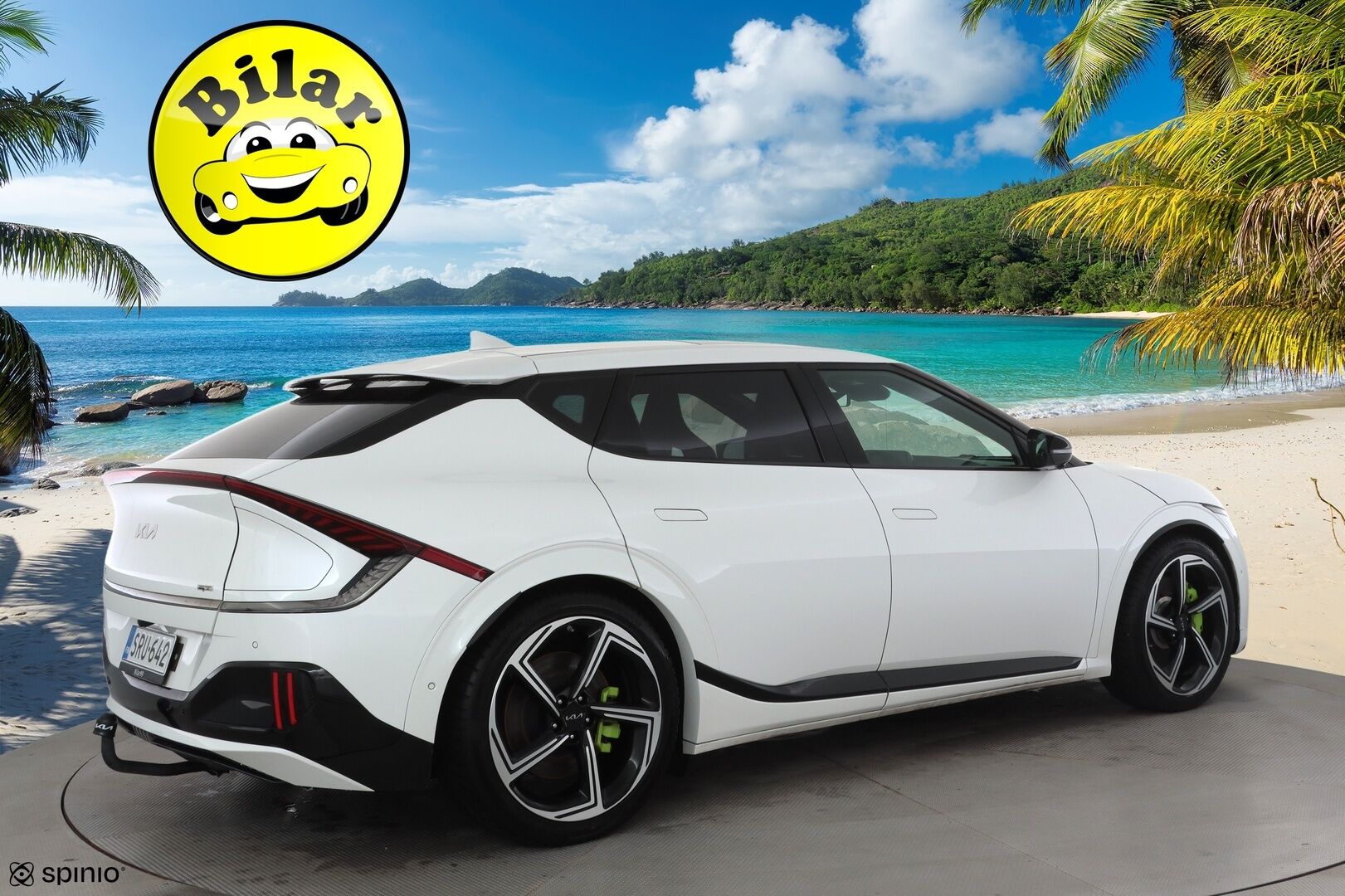 KIA EV6 2023 GT AWD 77 kWh 585 hv - | ACC | ILP | Koukku | Meridian | Kattoluukku | HUD | 360° | HDA | BSM | CTA | Ambient light | Lämm. ratti | IFS-LED | 2x alut | Merkkihuollot | - KORKO VAIN 3,99 %