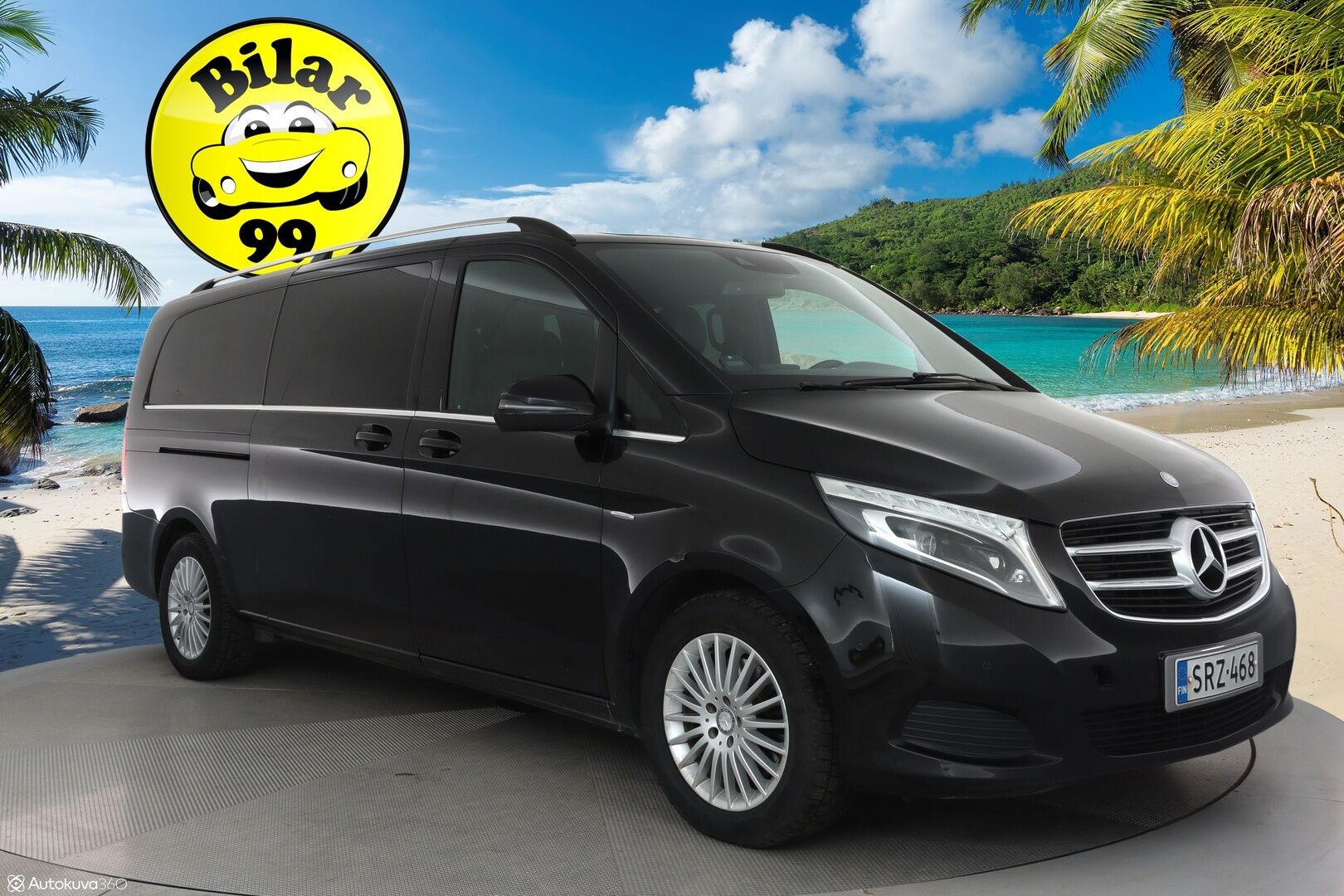 Mercedes-Benz V 2017 250 d pitkä A3 A*Webasto / 8-paikkainen / nahat / ILS / Koukku* - 3,99 % KORKOTARJOUS TÄHÄN AUTOON - 