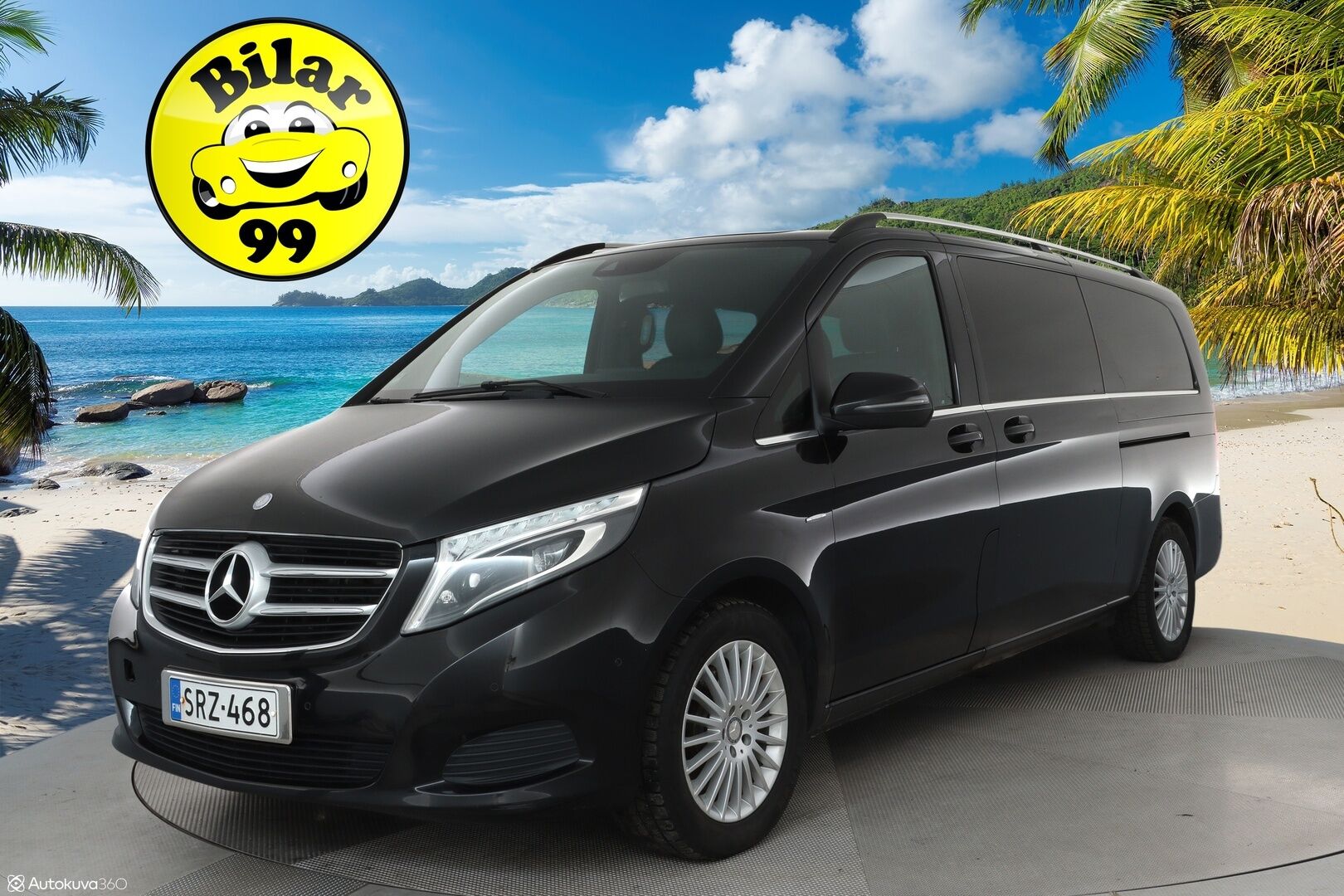 Mercedes-Benz V 2017 250 d pitkä A3 A*Webasto / 8-paikkainen / nahat / ILS / Koukku* - 3,99 % KORKOTARJOUS TÄHÄN AUTOON - 