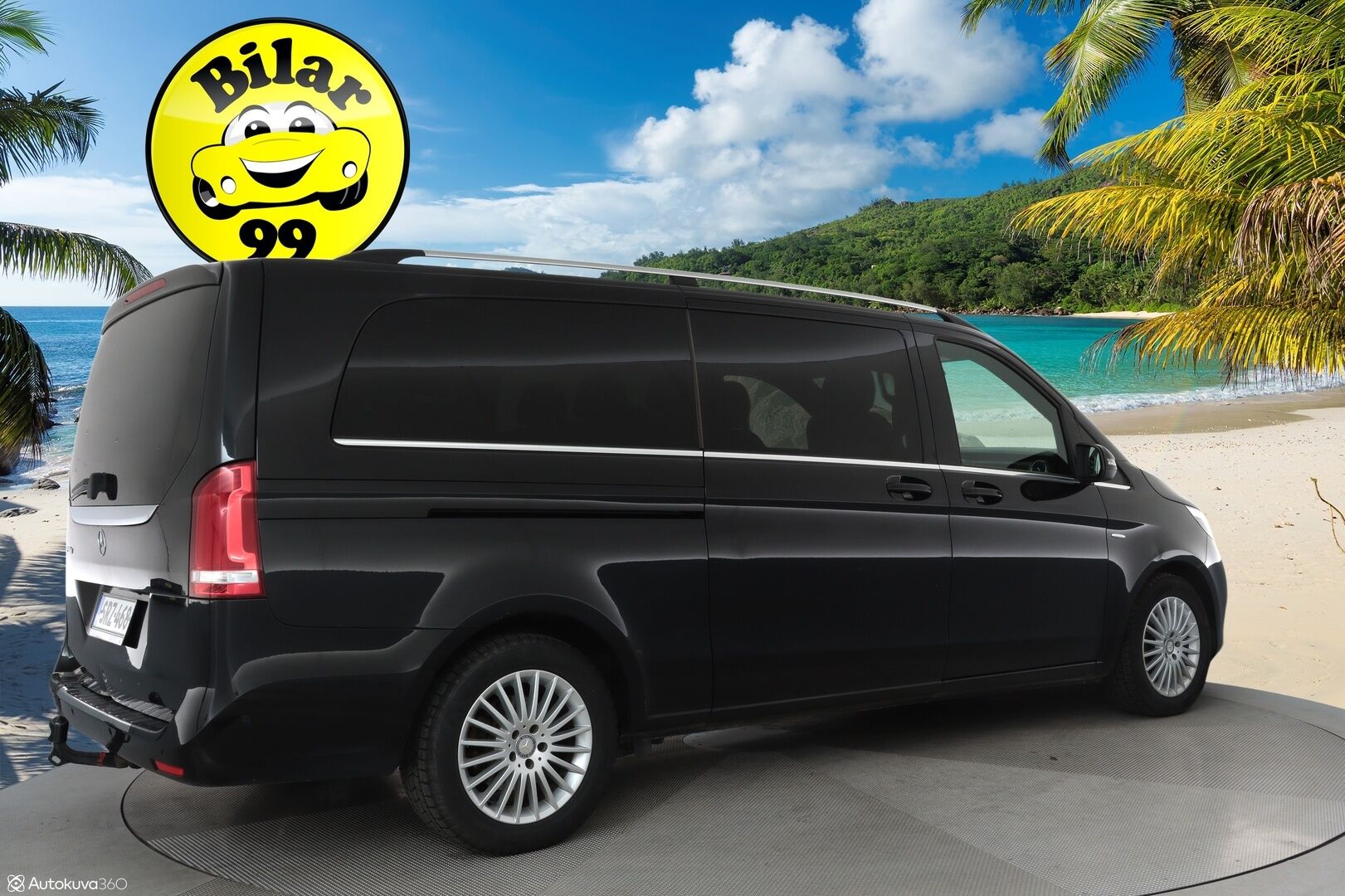Mercedes-Benz V 2017 250 d pitkä A3 A*Webasto / 8-paikkainen / nahat / ILS / Koukku* - 3,99 % KORKOTARJOUS TÄHÄN AUTOON 31.8. ASTI! - *Juuri tehty B huolto / 2x renkaat ja vanteet / 8P*