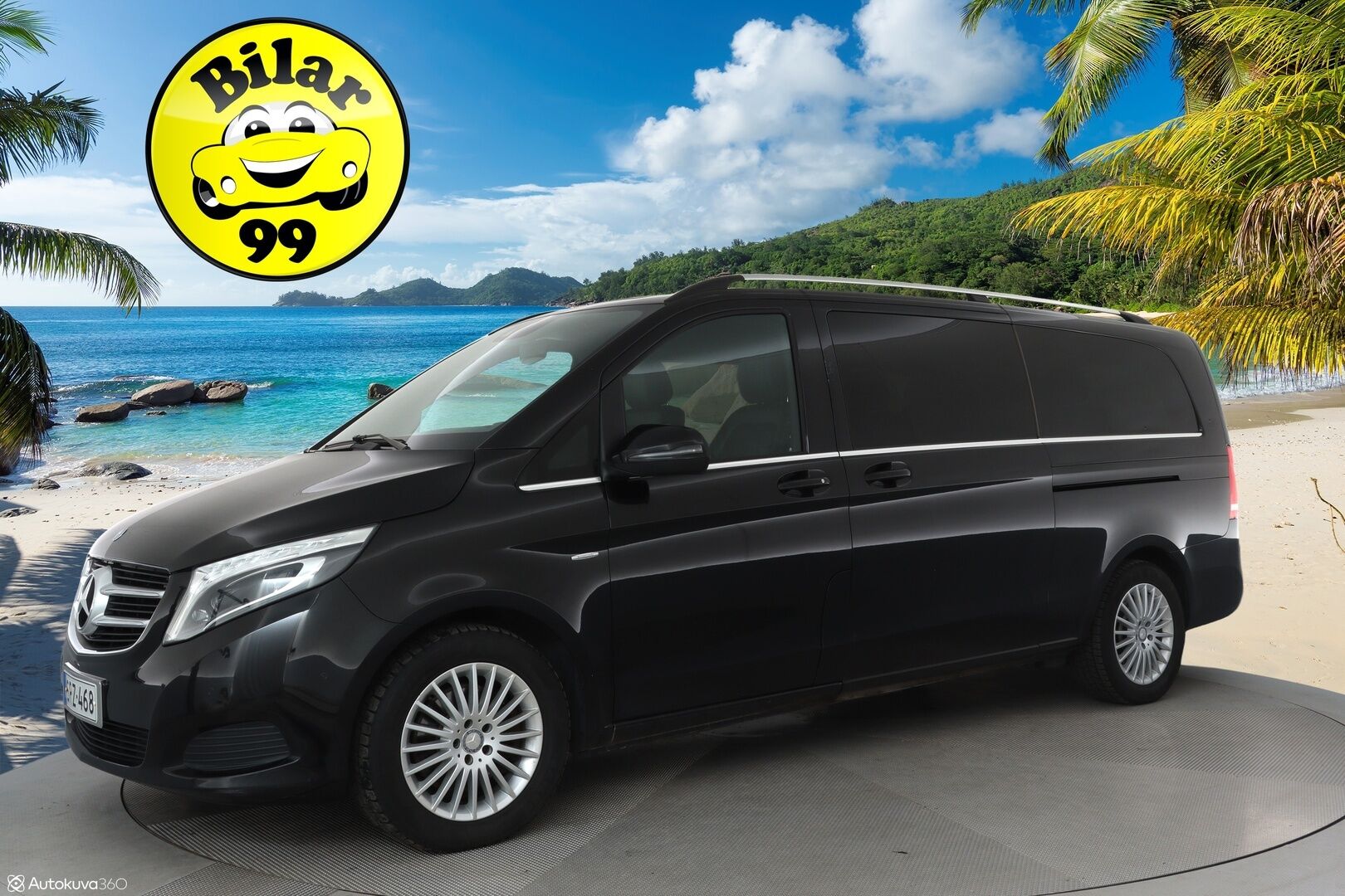 Mercedes-Benz V 2017 250 d pitkä A3 A*Webasto / 8-paikkainen / nahat / ILS / Koukku* - 3,99 % KORKOTARJOUS TÄHÄN AUTOON - 