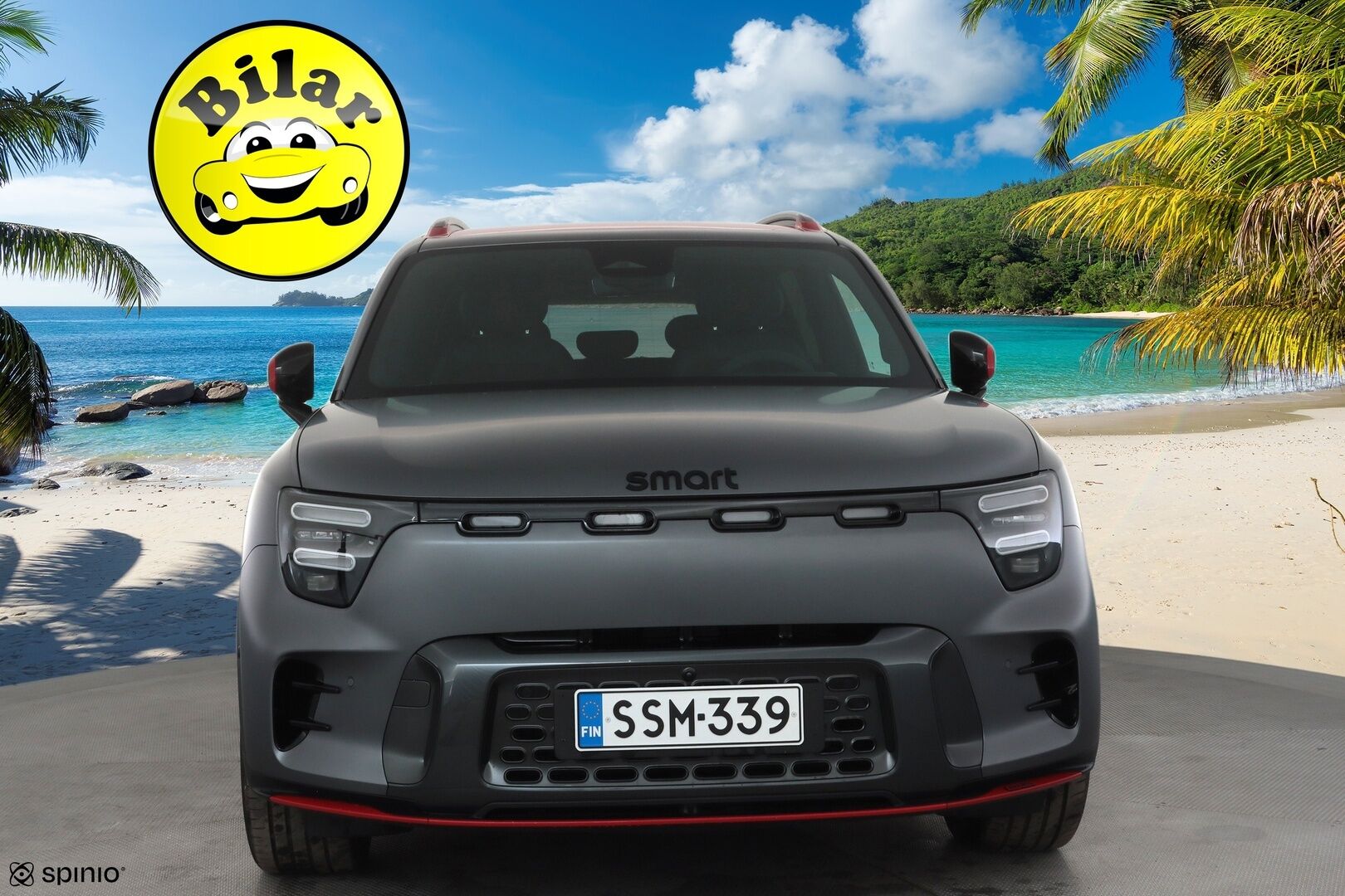 Smart #5 2025 475 kW AWD Brabus - ACC | ILP | Sennheiser | HUD | 360° | Lasikatto | CyberSparksLED+ | Ilmastoidut penkit | Sähköpenkit | Akustiikkalasit | OLED-näytöt | Rocket Launch | Huippuhieno