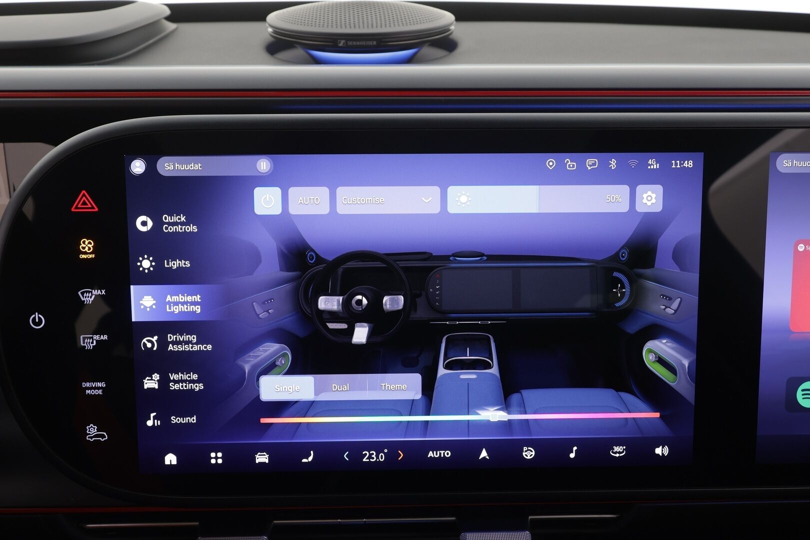Smart #5 2025 475 kW AWD Brabus - ACC | ILP | Sennheiser | HUD | 360° | Lasikatto | CyberSparksLED+ | Ilmastoidut penkit | Sähköpenkit | Akustiikkalasit | OLED-näytöt | Rocket Launch | Huippuhieno