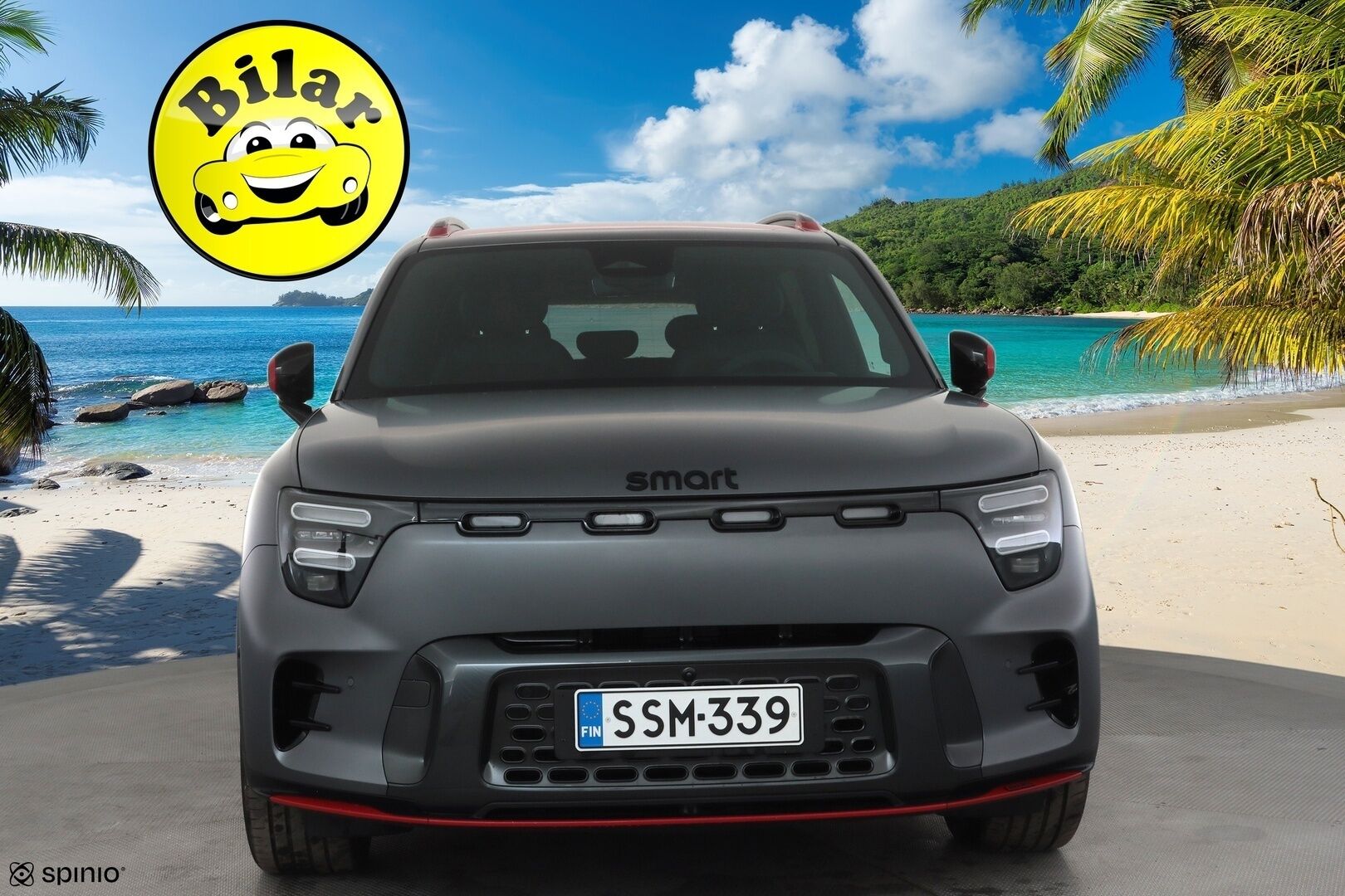 Smart #5 2025 475 kW AWD Brabus - ACC | ILP | Sennheiser | HUD | 360° | Lasikatto | CyberSparksLED+ | Ilmastoidut penkit | Sähköpenkit | Akustiikkalasit | OLED-näytöt | Rocket Launch | Huippuhieno