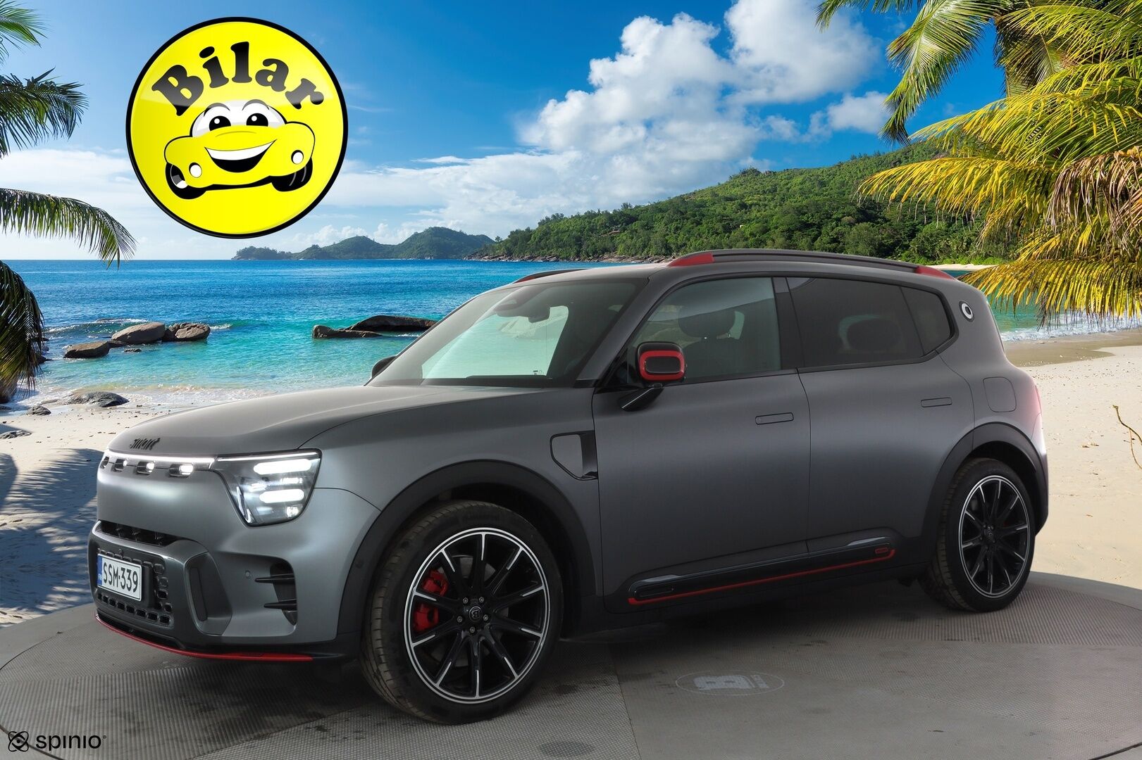 Smart #5 2025 475 kW AWD Brabus - ACC | ILP | Sennheiser | HUD | 360° | Lasikatto | CyberSparksLED+ | Ilmastoidut penkit | Sähköpenkit | Akustiikkalasit | OLED-näytöt | Rocket Launch | Huippuhieno
