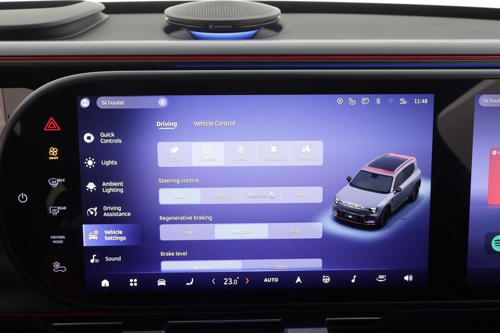 Smart #5 2025 475 kW AWD Brabus - ACC | ILP | Sennheiser | HUD | 360° | Lasikatto | CyberSparksLED+ | Ilmastoidut penkit | Sähköpenkit | Akustiikkalasit | OLED-näytöt | Rocket Launch | Huippuhieno