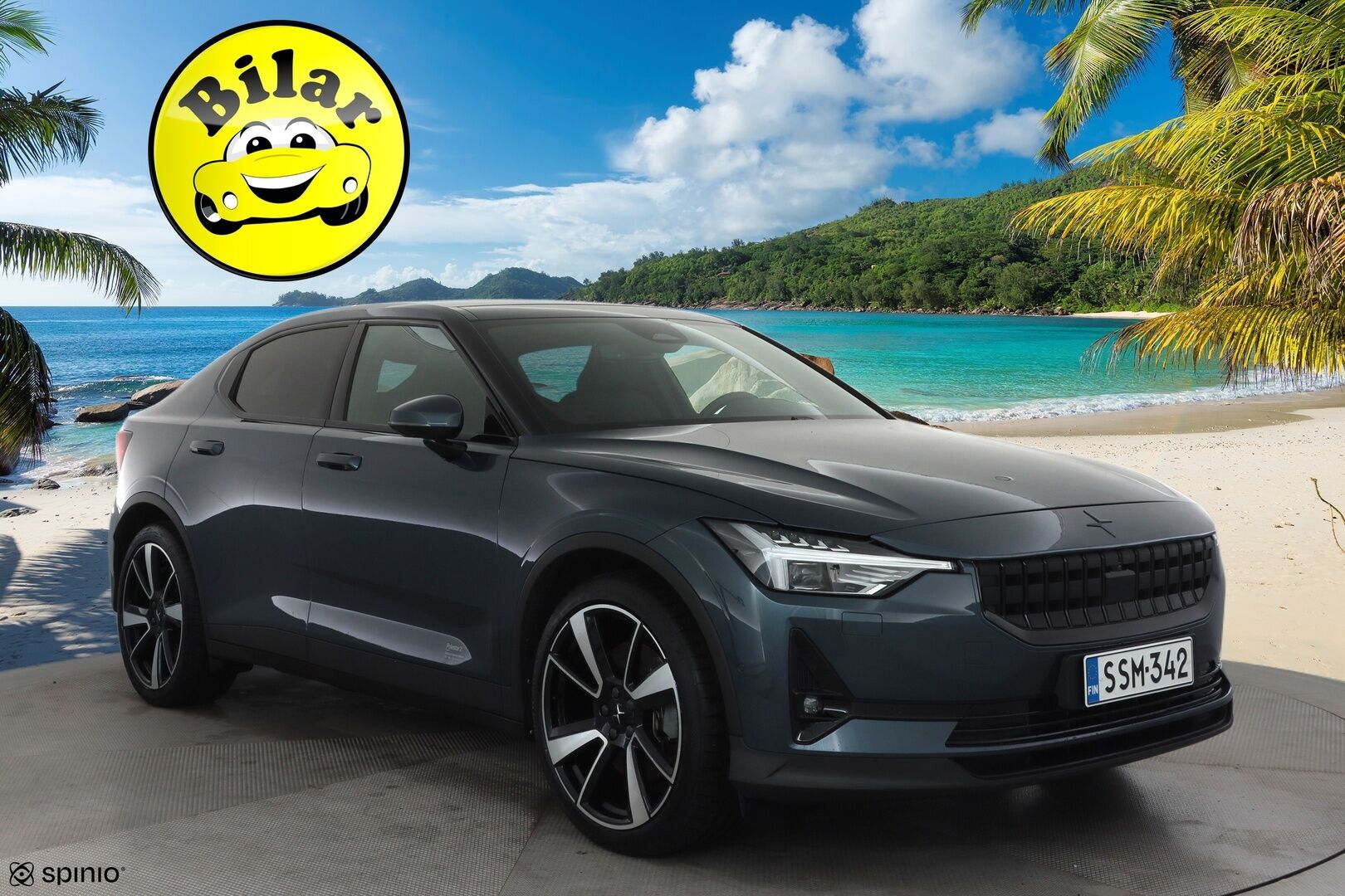 Polestar 2 2020 Long Range Dual Motor, 300kW, 78kWh - | Pilot & Plus | ACC | H&K | Pixel-LED | 360° | Muistipenkki | Sporttipenkit | Lasikatto | 