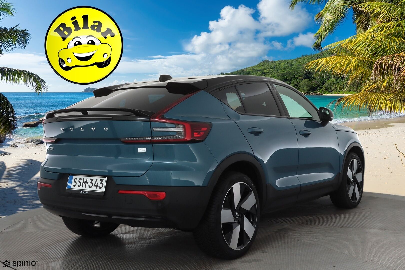 Volvo C40 2022 Recharge Twin Launch Edition aut  - | ACC | ILP | Pixel-LED | H&K | 360° | Lasikatto | Koukku | Muistipenkki | Pilot assist | 