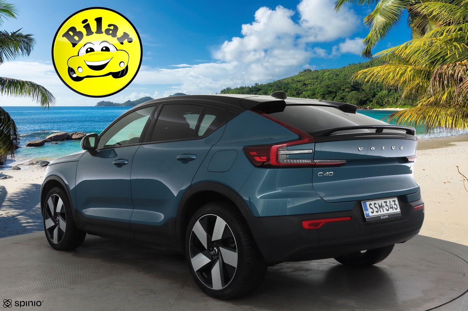 Volvo C40 2022 Recharge Twin Launch Edition aut  - | ACC | ILP | Pixel-LED | H&K | 360° | Lasikatto | Koukku | Muistipenkki | Pilot assist | 