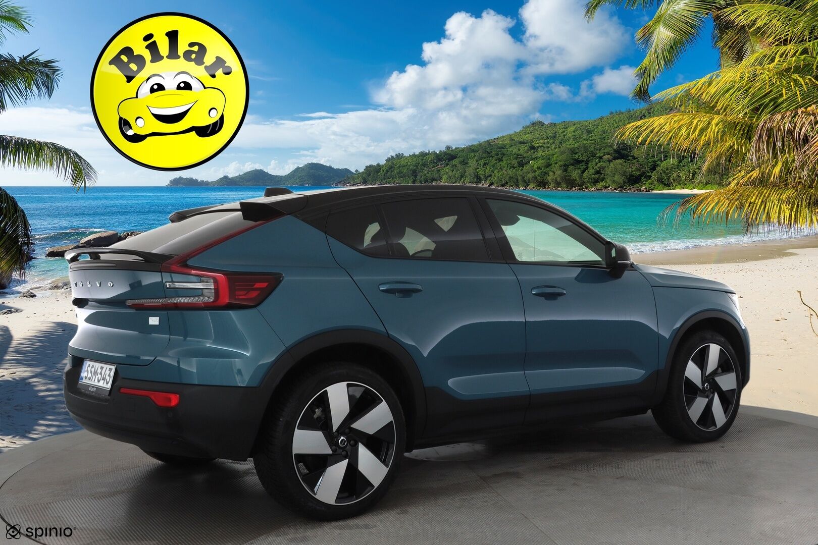 Volvo C40 2022 Recharge Twin Launch Edition aut  - | ACC | ILP | Pixel-LED | H&K | 360° | Lasikatto | Koukku | Muistipenkki | Pilot assist | 