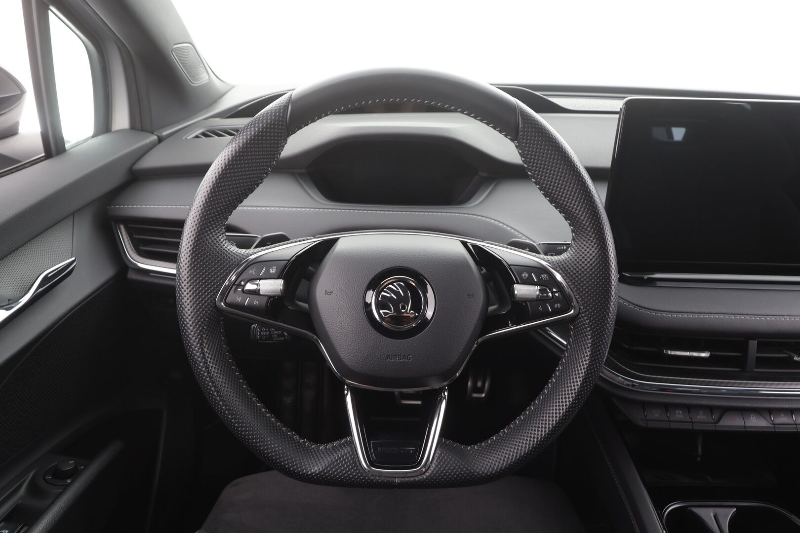 SKODA ENYAQ 2022 80x Sportline - | ACC | ILP | HUD | 360° | Matrix | Muistipenkki | Crystal-maski | Nahka-alcantara | Ambient | DCC | 