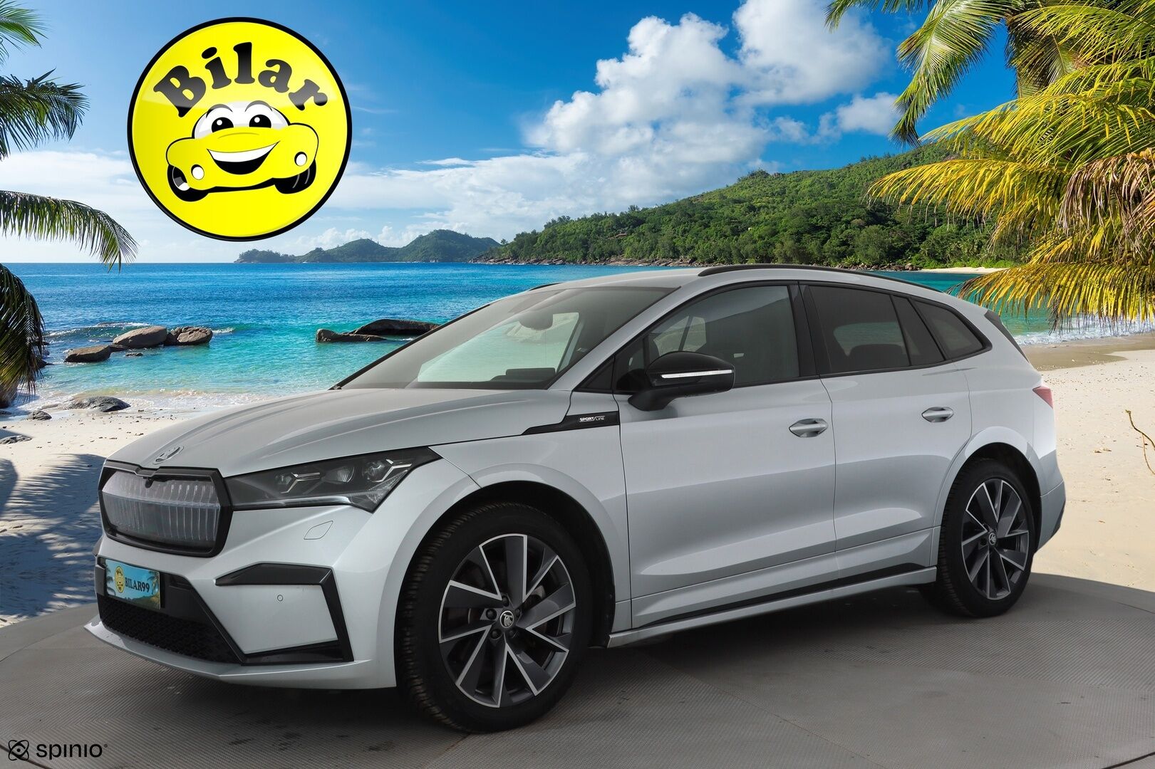SKODA ENYAQ 2022 80x Sportline - | ACC | ILP | HUD | 360° | Matrix | Muistipenkki | Crystal-maski | Nahka-alcantara | Ambient | DCC | 