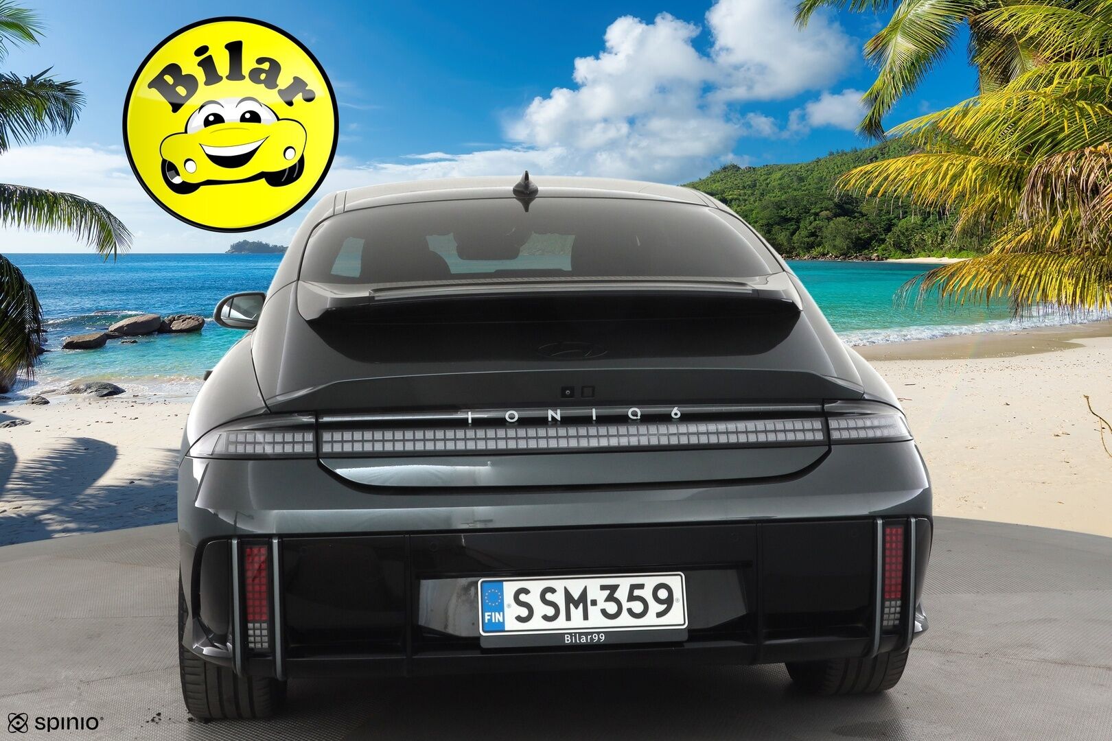 HYUNDAI IONIQ 6 2023 77 kWh 325 hv AWD First Edition - | ACC | ILP | 360° | HUD | BOSE | Matrix | Kattoluukku | Muistipenkki | Relax penkit | Ambient | Sähk. takaluukku | Juuri huollettu!