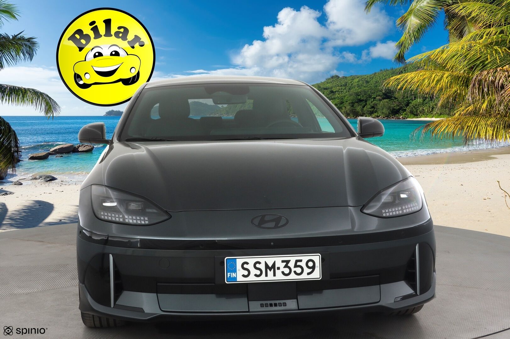 HYUNDAI IONIQ 6 2023 77 kWh 325 hv AWD First Edition - | ACC | ILP | 360° | HUD | BOSE | Matrix | Kattoluukku | Muistipenkki | Relax penkit | Ambient | Sähk. takaluukku | Juuri huollettu!