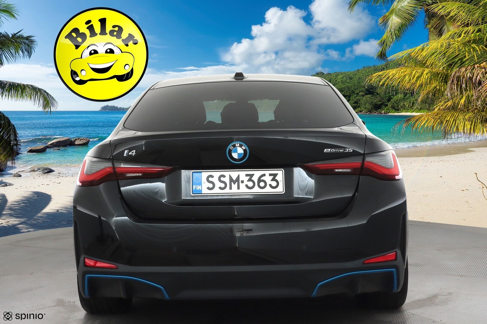BMW I4 2023 eDrive35 - | ACC | Lisälämmitin | P.Kamera | Widescreen | Sporttipenkit | LED | Nahat | Apple&Android | Merkkihuollettu | Koti&Kauppalaturi |