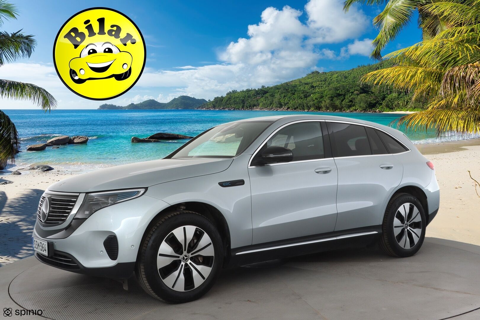 MERCEDES-BENZ EQC 2023 400 4MATIC Premium Business - | ACC | ILP | Distronic+ | Multibeam | 360° | Kattoluukku | Koukku | Sporttipenkit | Nahat | Ambient | Sähk. takaluukku | 
