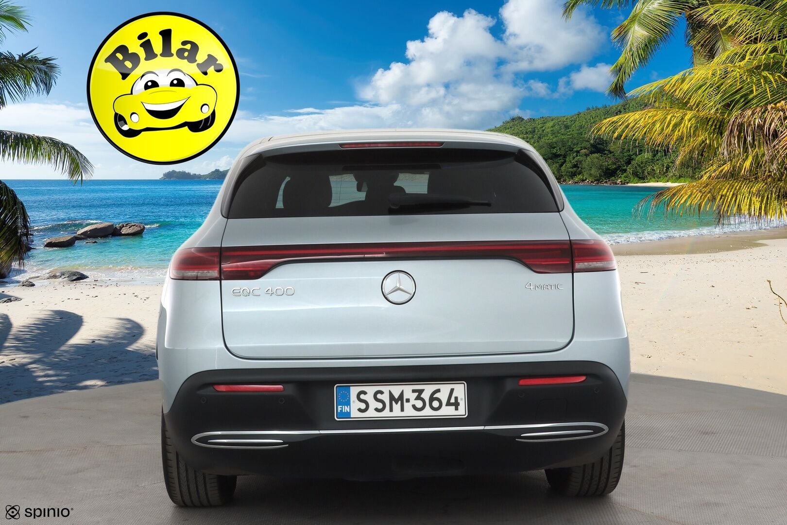 MERCEDES-BENZ EQC 2023 400 4MATIC Premium Business - | ACC | ILP | Distronic+ | Multibeam | 360° | Kattoluukku | Koukku | Sporttipenkit | Nahat | Ambient | Sähk. takaluukku | 