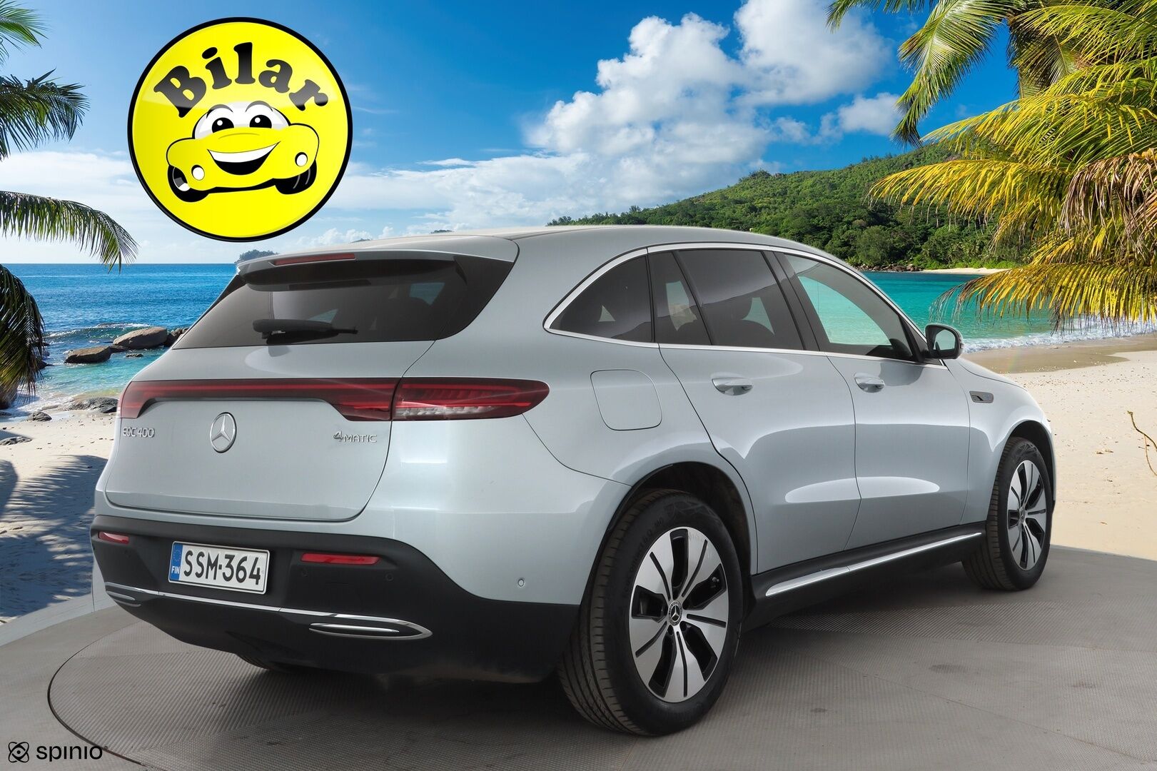 MERCEDES-BENZ EQC 2023 400 4MATIC Premium Business - | ACC | ILP | Distronic+ | Multibeam | 360° | Kattoluukku | Koukku | Sporttipenkit | Nahat | Ambient | Sähk. takaluukku | 