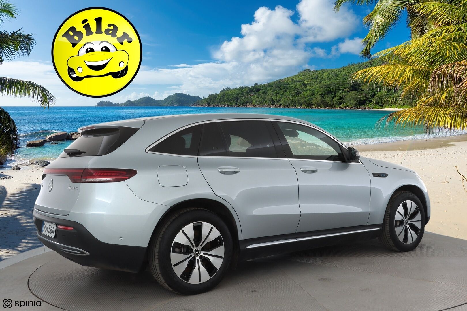MERCEDES-BENZ EQC 2023 400 4MATIC Premium Business - | ACC | ILP | Distronic+ | Multibeam | 360° | Kattoluukku | Koukku | Sporttipenkit | Nahat | Ambient | Sähk. takaluukku | 