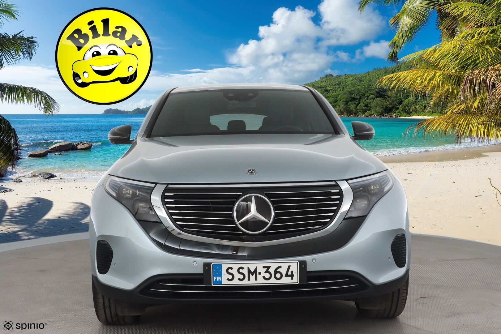 MERCEDES-BENZ EQC 2023 400 4MATIC Premium Business - | ACC | ILP | Distronic+ | Multibeam | 360° | Kattoluukku | Koukku | Sporttipenkit | Nahat | Ambient | Sähk. takaluukku | 