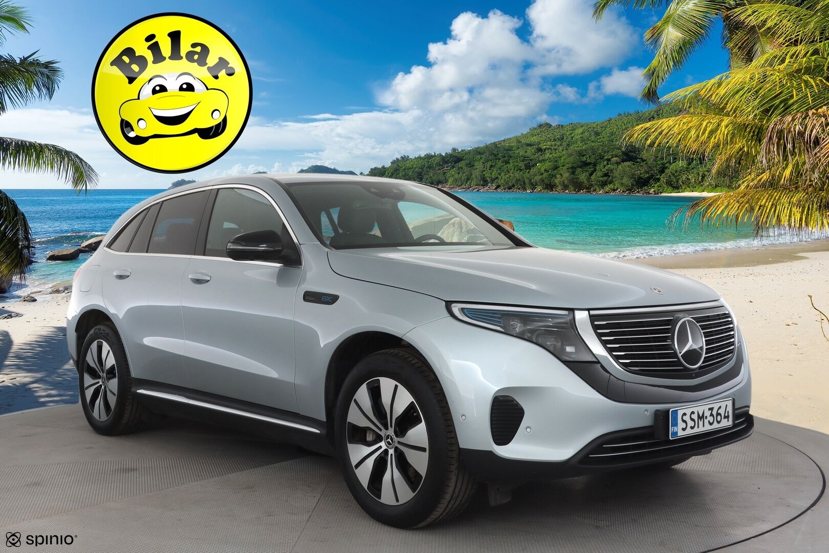 MERCEDES-BENZ EQC 2023 400 4MATIC Premium Business - | ACC | ILP | Distronic+ | Multibeam | 360° | Kattoluukku | Koukku | Sporttipenkit | Nahat | Ambient | Sähk. takaluukku | 