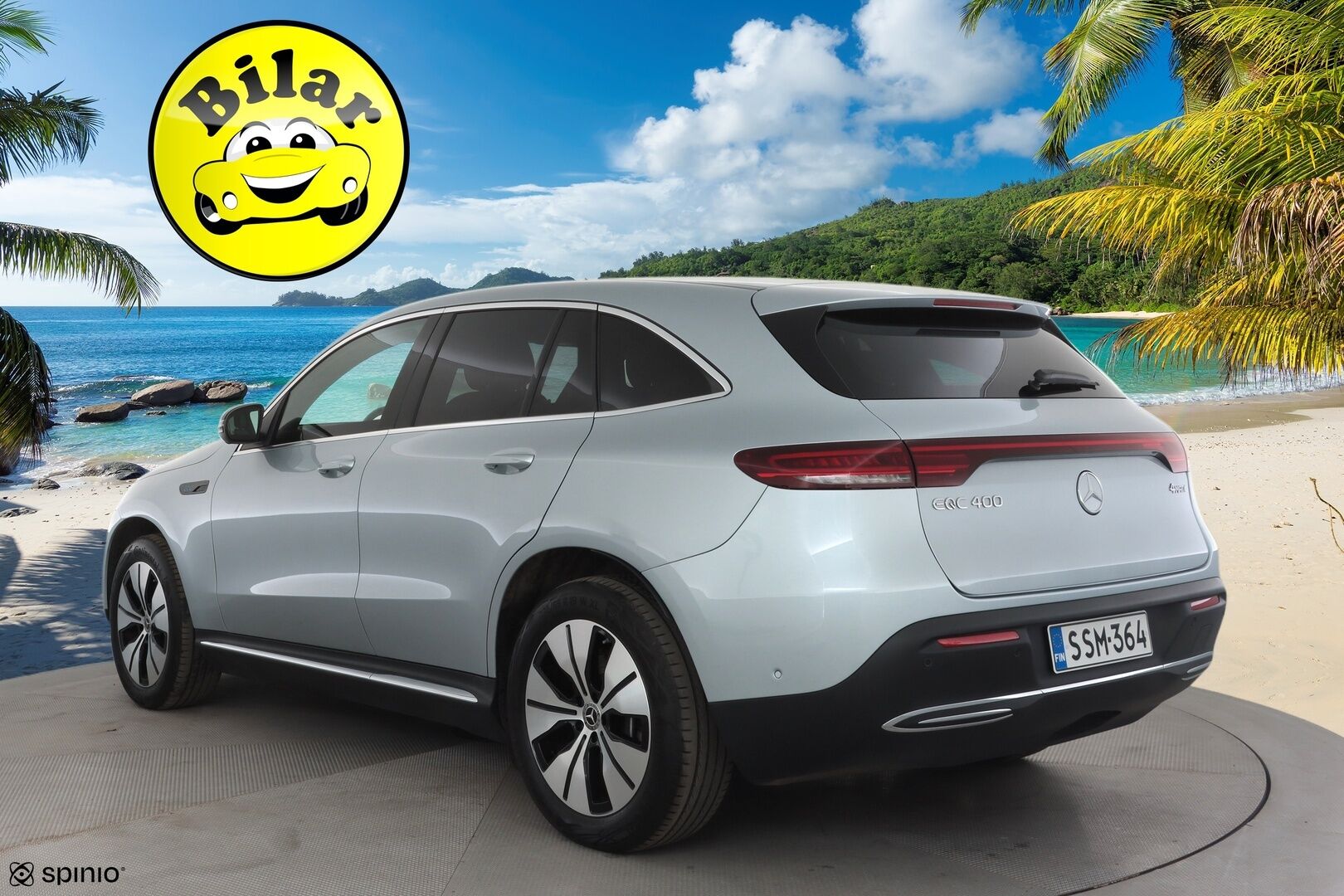 MERCEDES-BENZ EQC 2023 400 4MATIC Premium Business - | ACC | ILP | Distronic+ | Multibeam | 360° | Kattoluukku | Koukku | Sporttipenkit | Nahat | Ambient | Sähk. takaluukku | 