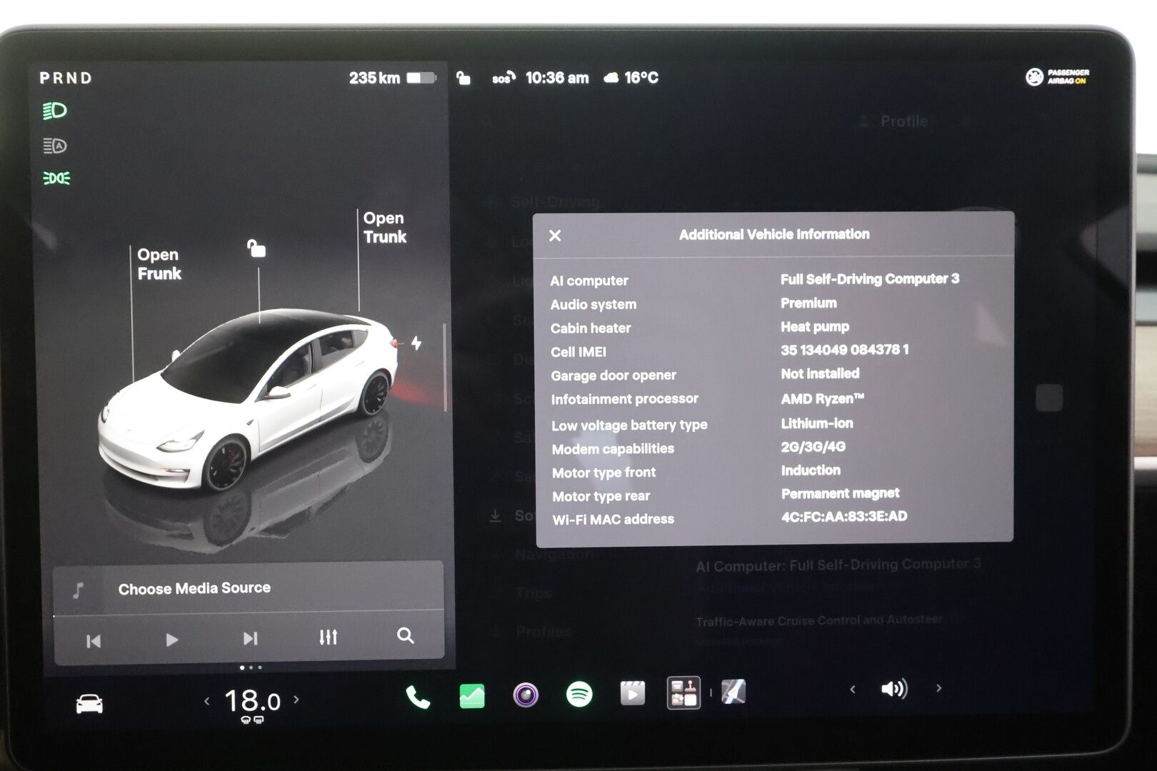 TESLA MODEL 3 2023 Performance Dual Motor - | ACC | ILP | Ryzen | Matrix | Lasikatto | Premium audio | Sähkönahat | Muistipenkki | P.kamera | Autosteer | Track mode | Lämm. ratti | 