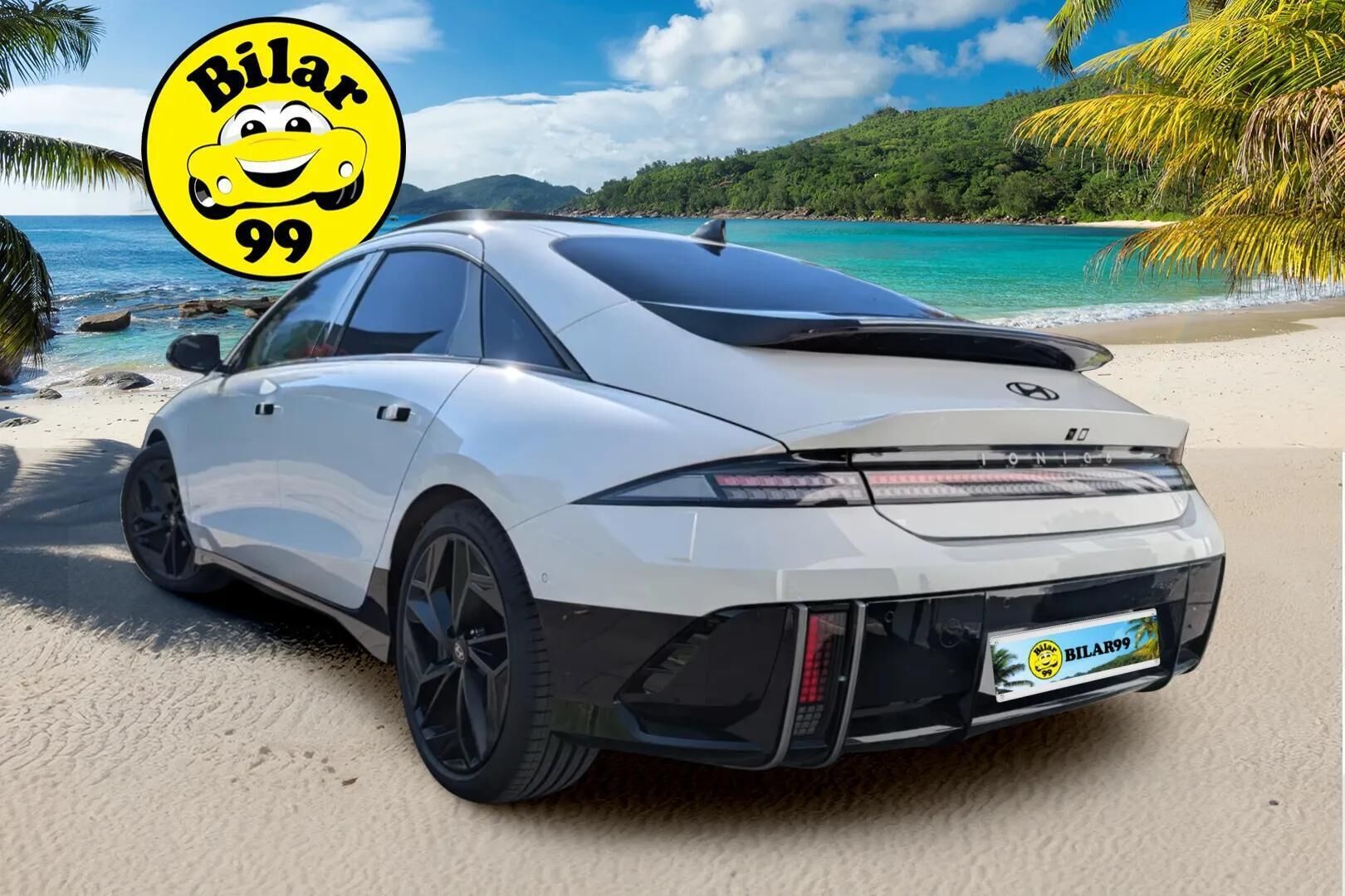 HYUNDAI IONIQ 6 2023 77 kWh 325 hv AWD First Edition - | Adapt.Vakkari | Lämpöpumppu | Vetokoukku | BOSE | Lasikattoluukku | HUD | Matrix LED |  Muistipenkki | 360 Kamera | 