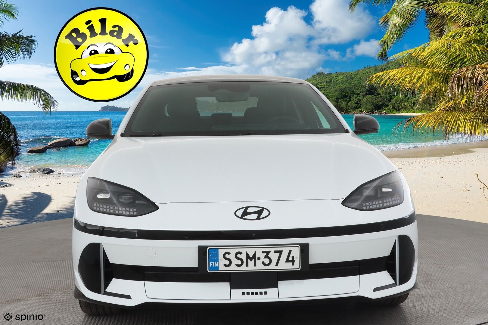 HYUNDAI IONIQ 6 2023 77 kWh 325 hv AWD First Edition - | Adapt.Vakkari | Lämpöpumppu | Vetokoukku | BOSE | Lasikattoluukku | HUD | Matrix LED |  Muistipenkki | 360 Kamera | 
