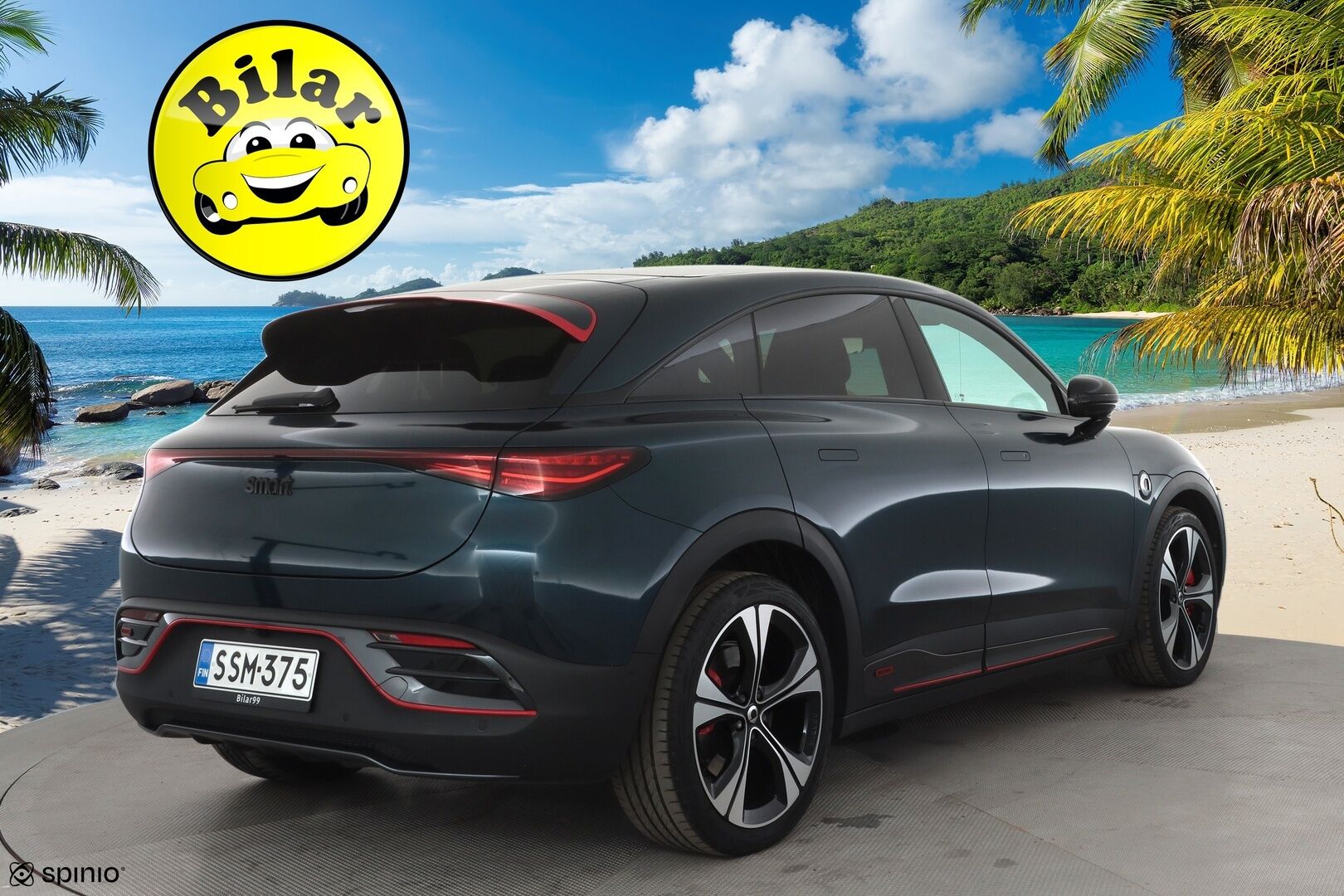 SMART #3 2024 AWD Brabus - | ACC | ILP | 360° | HUD | Matrix | Beats | Lasikatto | Ilm. Sähköpenkit | Nahka-alcantara | Ambient | Sähk. takaluukku | ALV | 