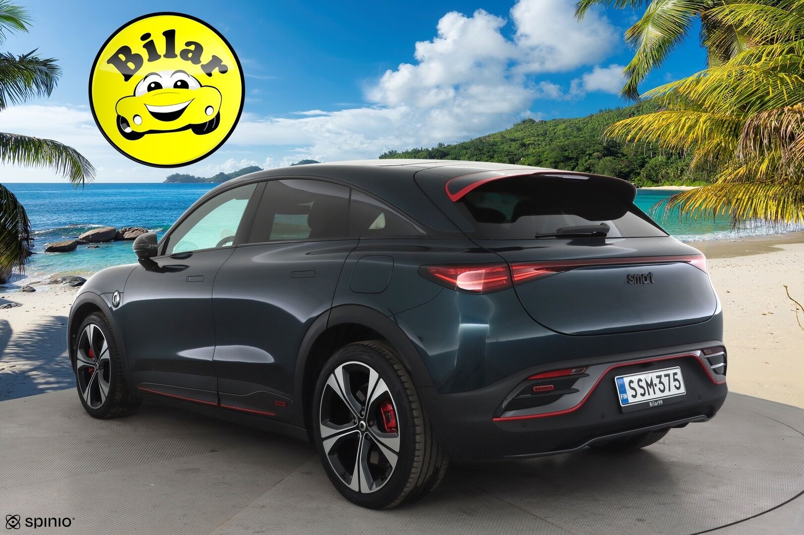 SMART #3 2024 AWD Brabus - | ACC | ILP | 360° | HUD | Matrix | Beats | Lasikatto | Ilm. Sähköpenkit | Nahka-alcantara | Ambient | Sähk. takaluukku | ALV | 