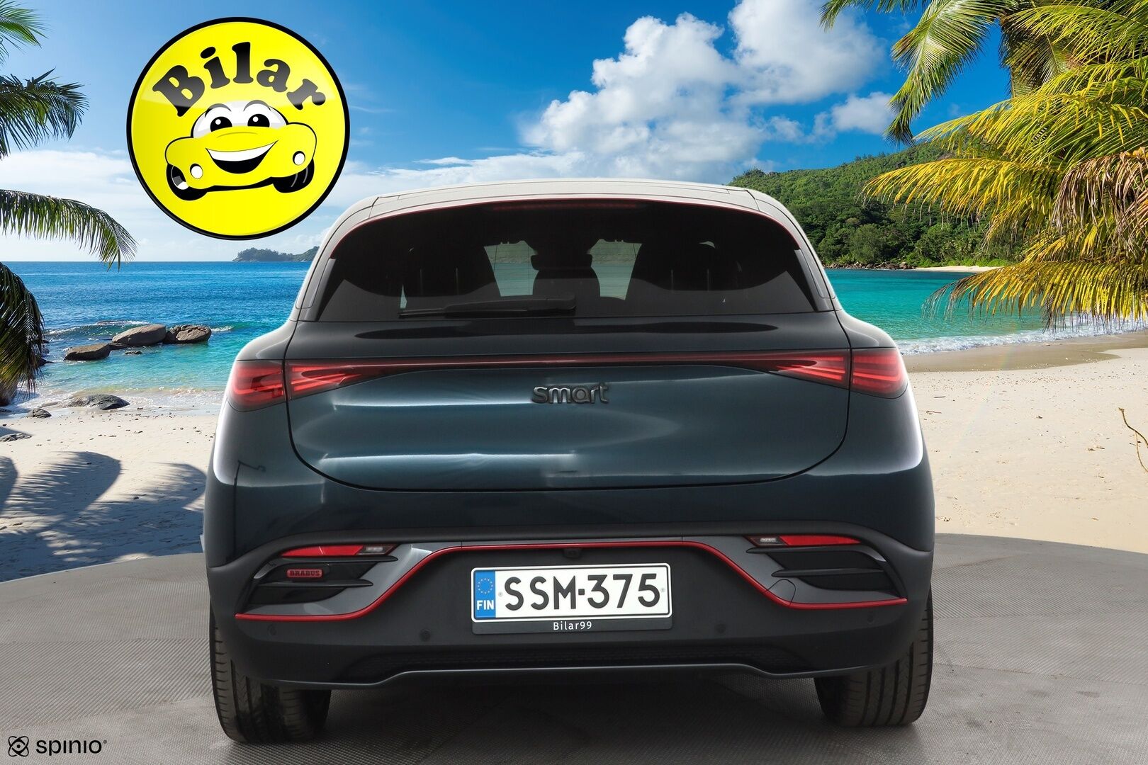 SMART #3 2024 AWD Brabus - | ACC | ILP | 360° | HUD | Matrix | Beats | Lasikatto | Ilm. Sähköpenkit | Nahka-alcantara | Ambient | Sähk. takaluukku | ALV | 